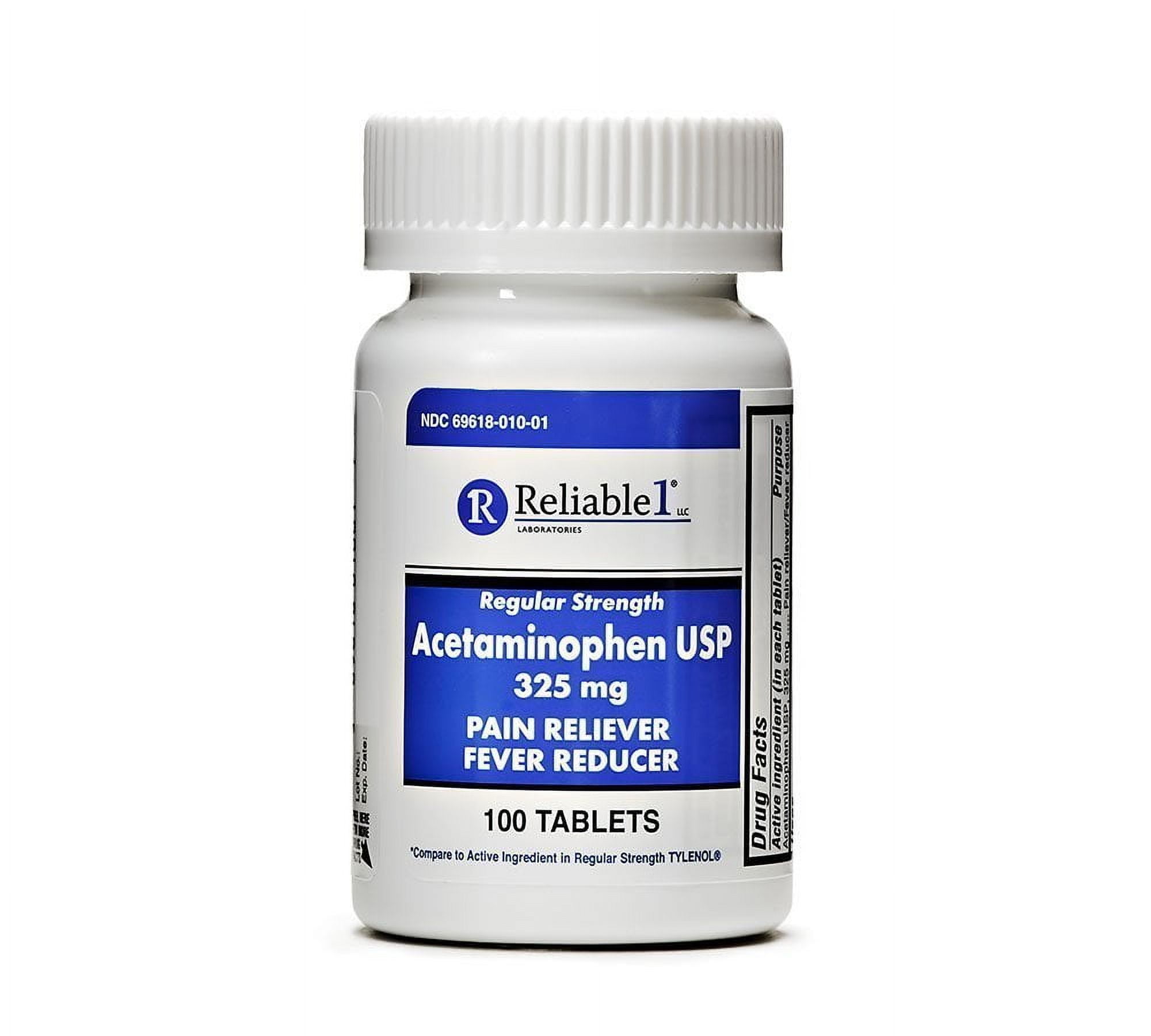 Acetaminophen 325 Mg Tablet