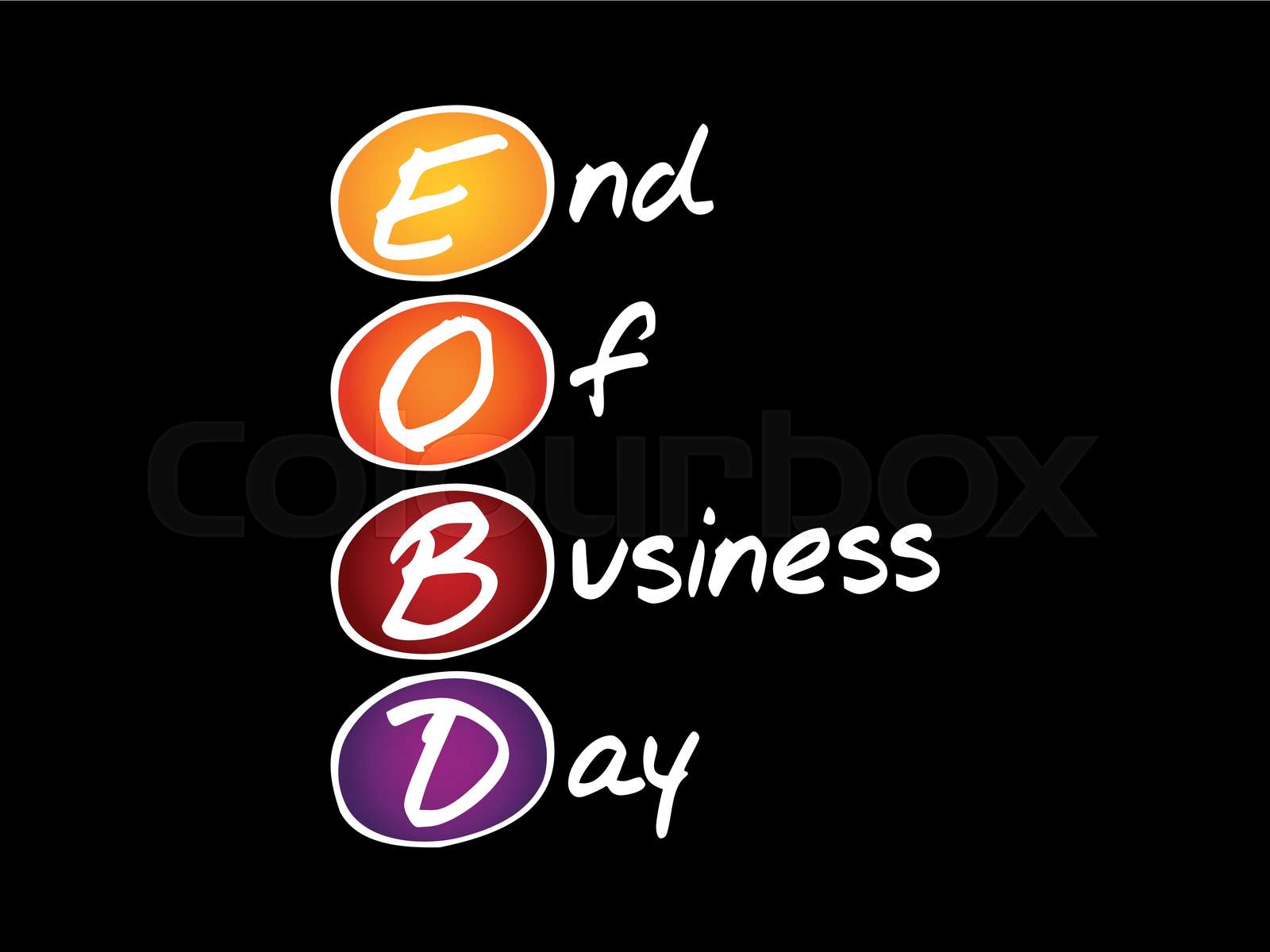 Acronym For End Of Business Day