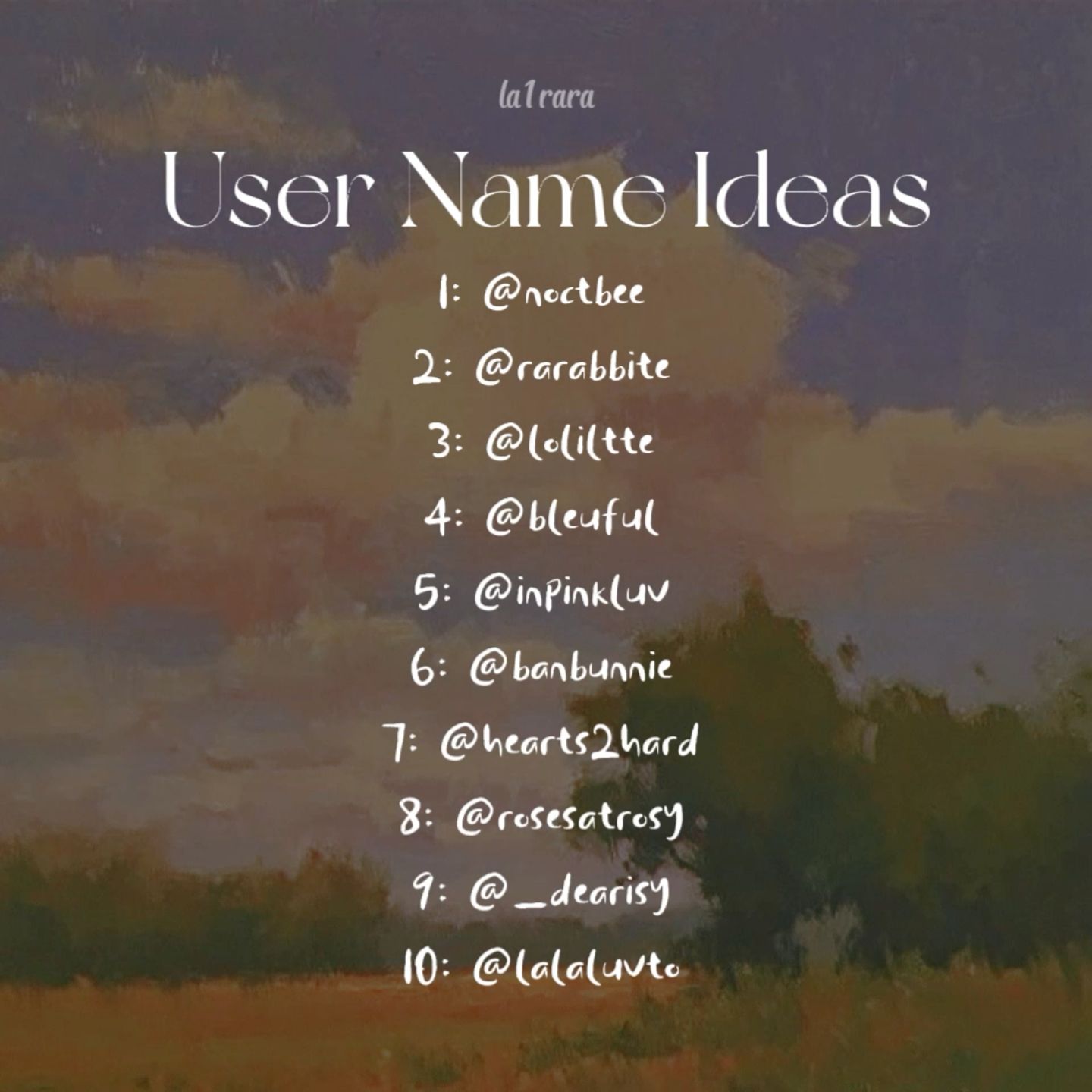 Aesthetic Names For Your Instagram Account