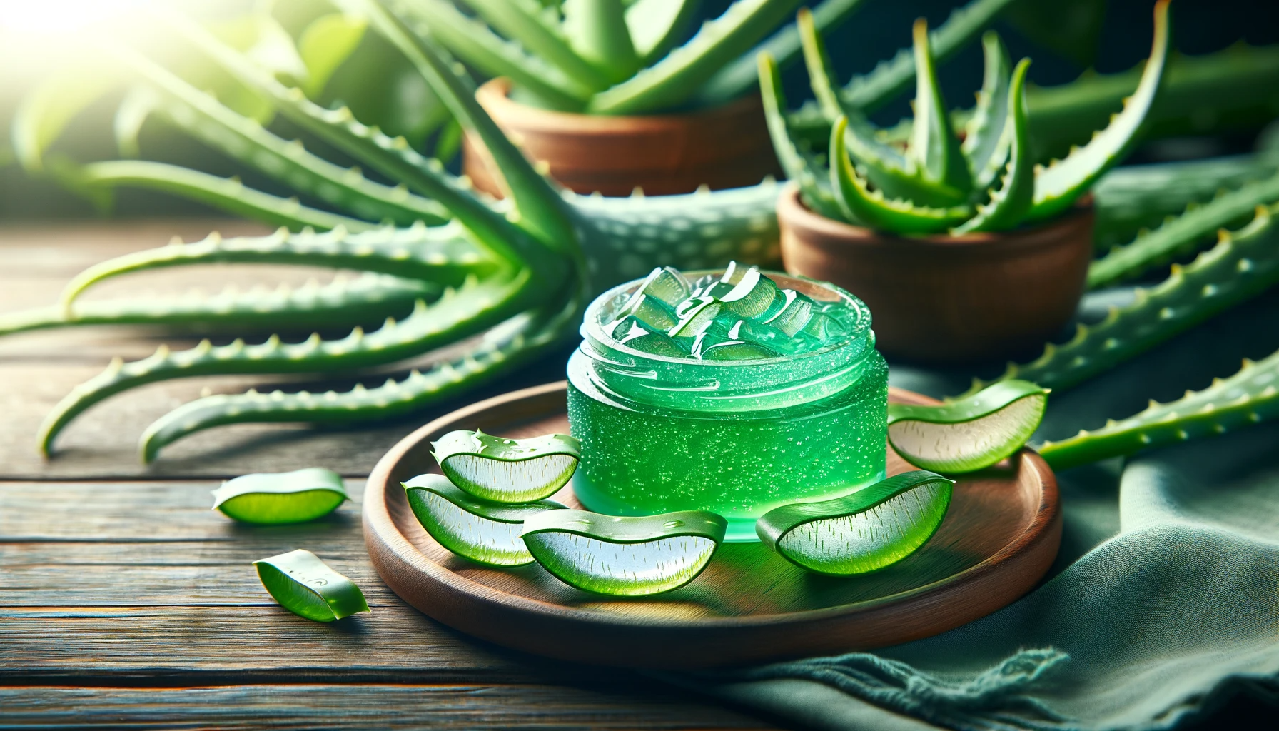 Aloe Leaf For Sunburn