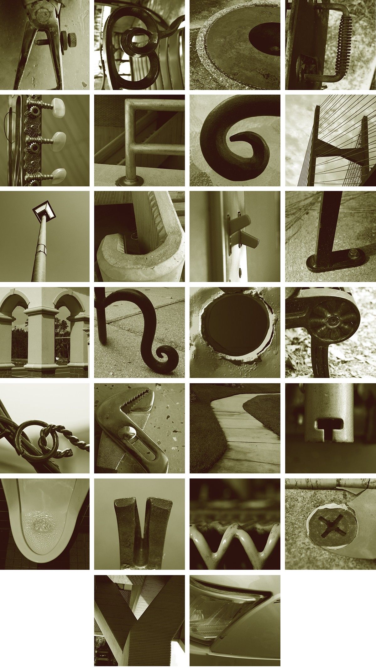 Alphabet Photography Letter P