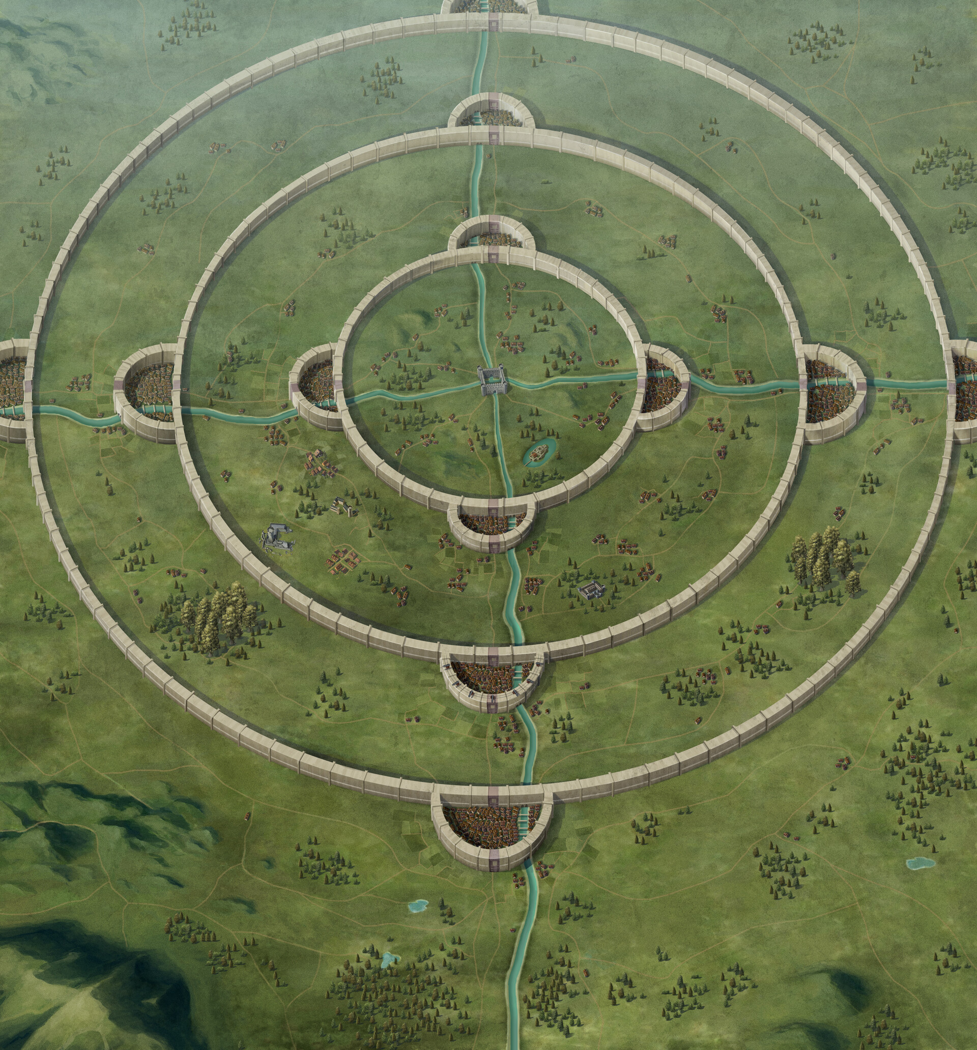 Attack On Titan Walls Map In Real Life