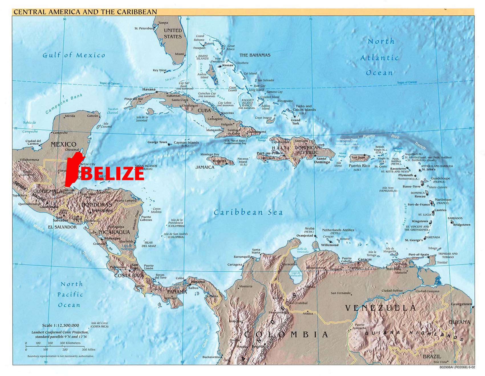 Belize Where Is It Located