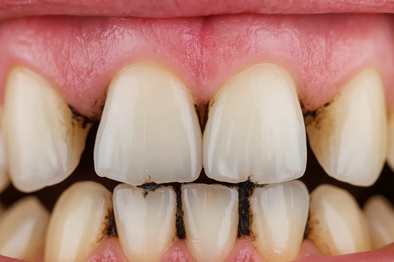 Black Tartar On Teeth