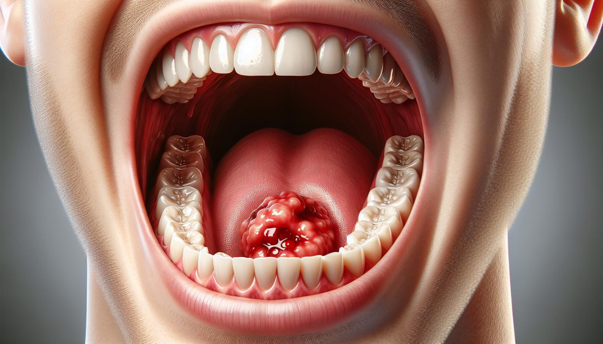 Blood Blister Inside Mouth