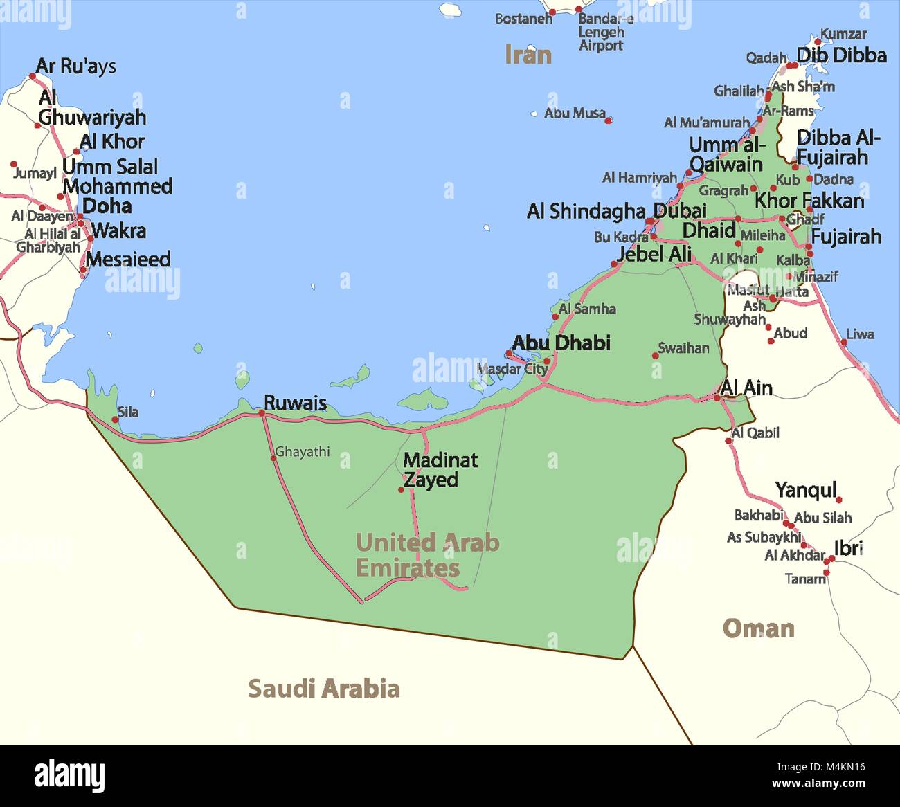 Borders Of Uae