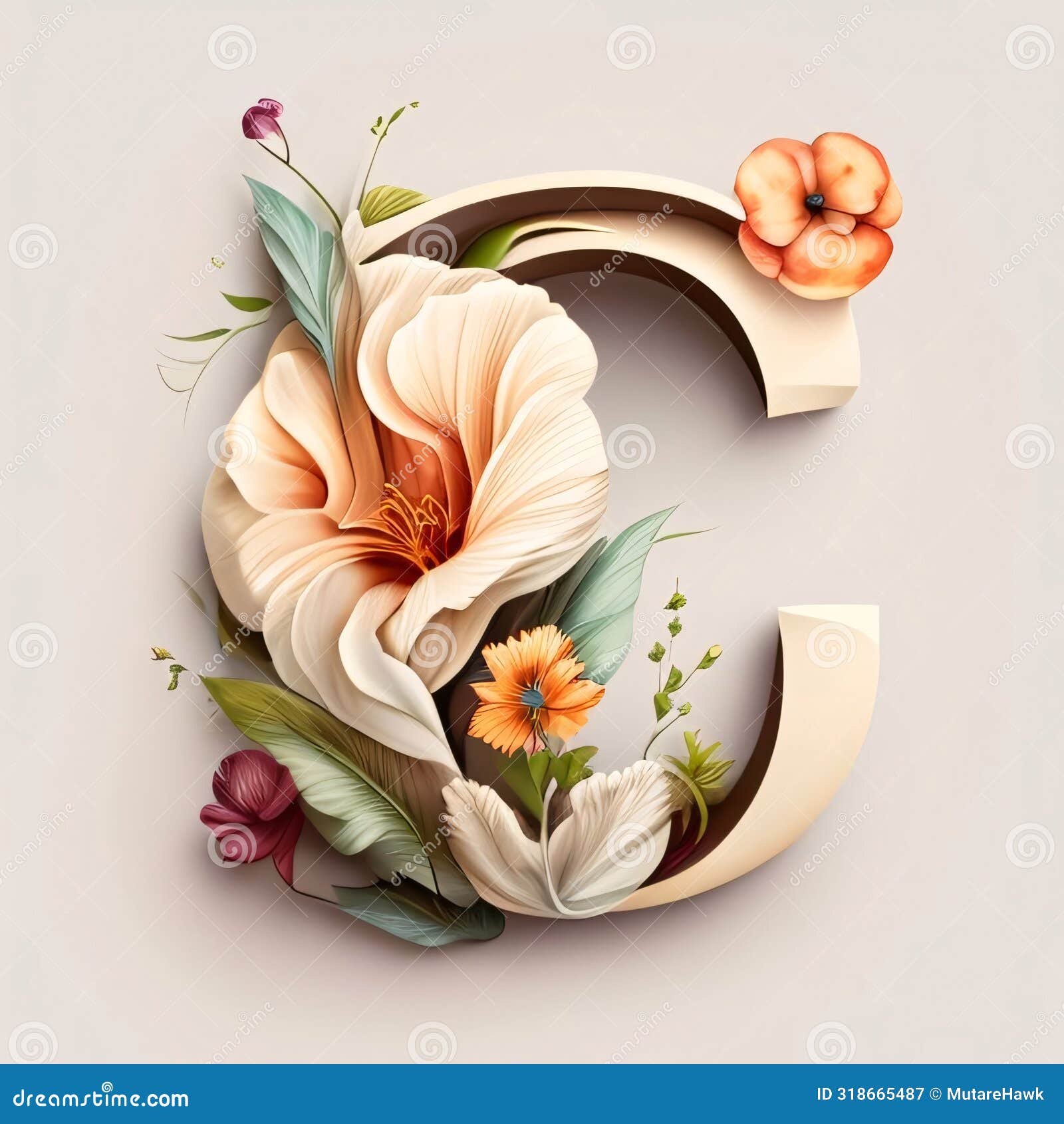 C With Flowers