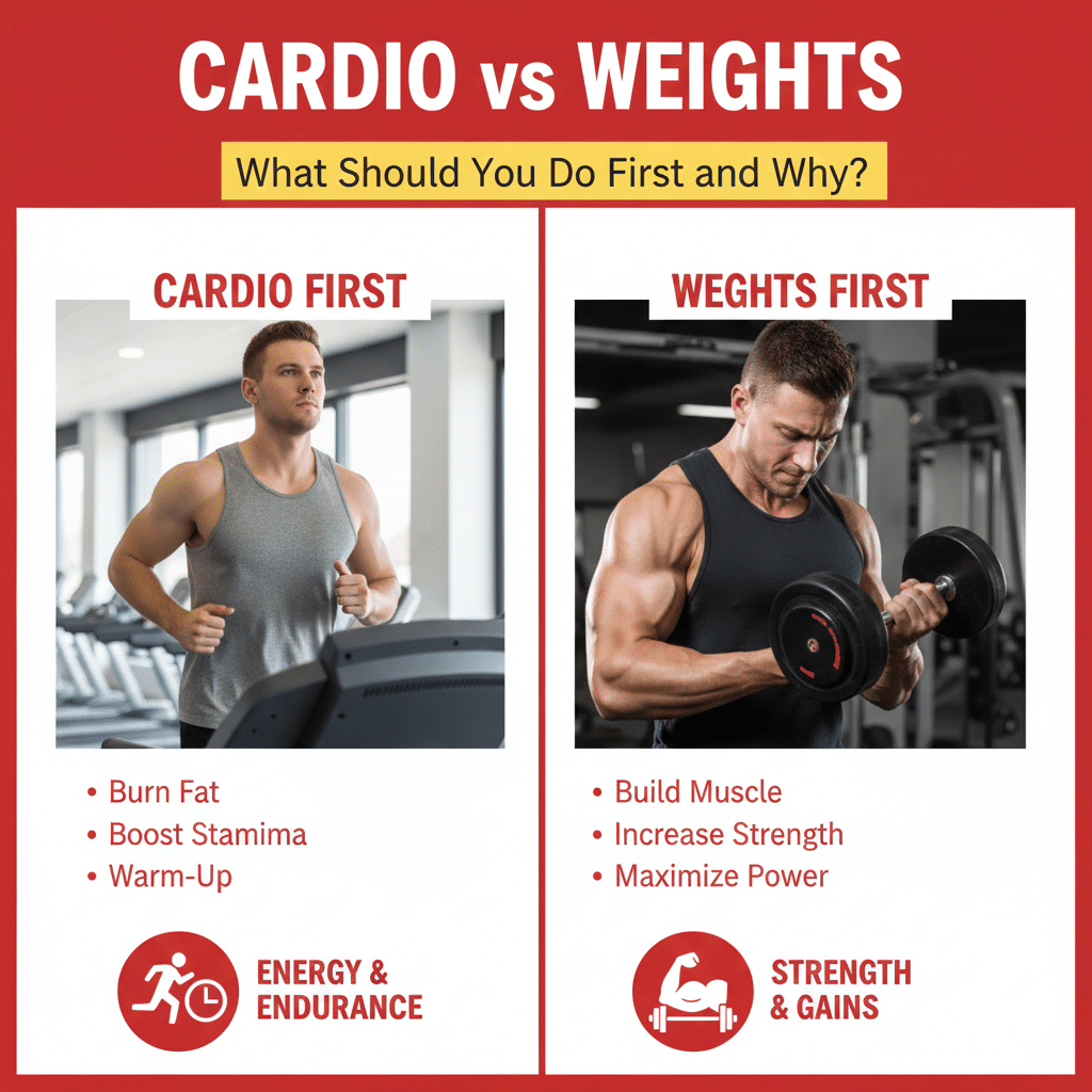 Cardio 1St Or Weights