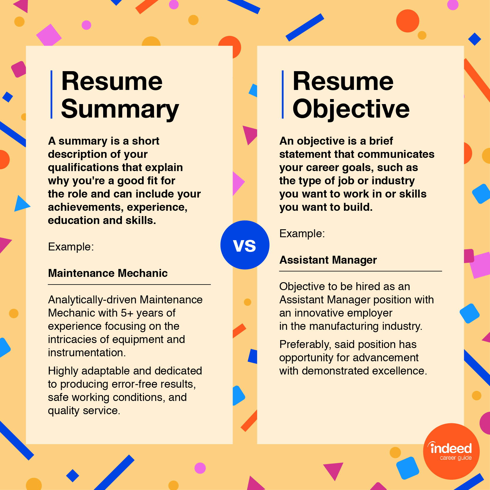 Career Objective For Resume