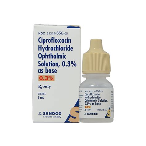 Ciprofloxacin Ophthalmic Solution