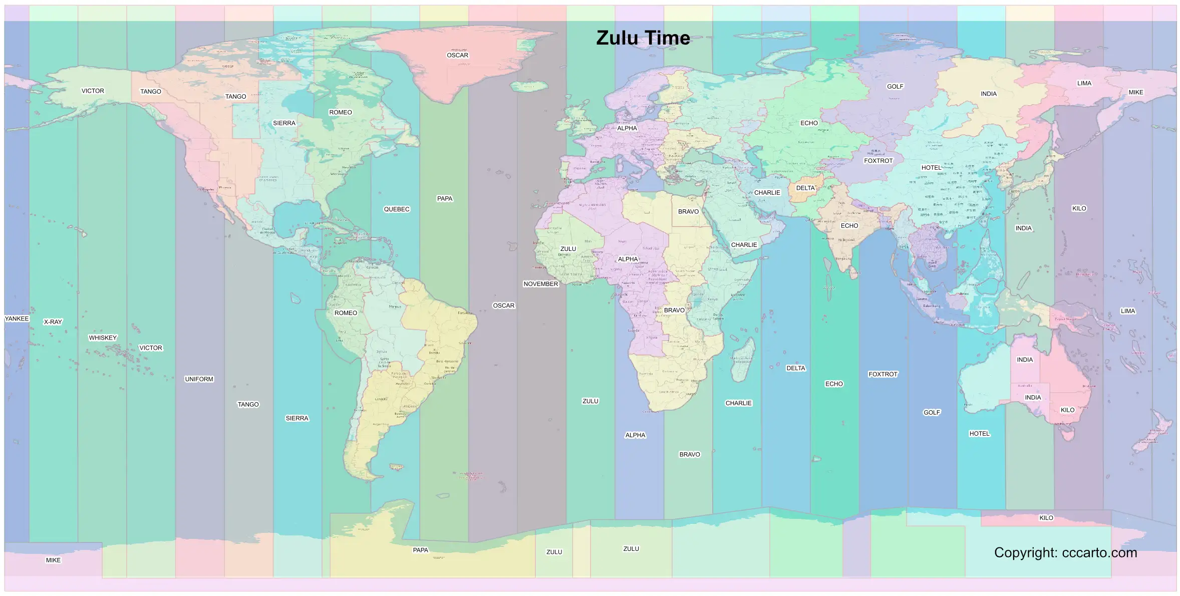 City In Zulu Time Zone