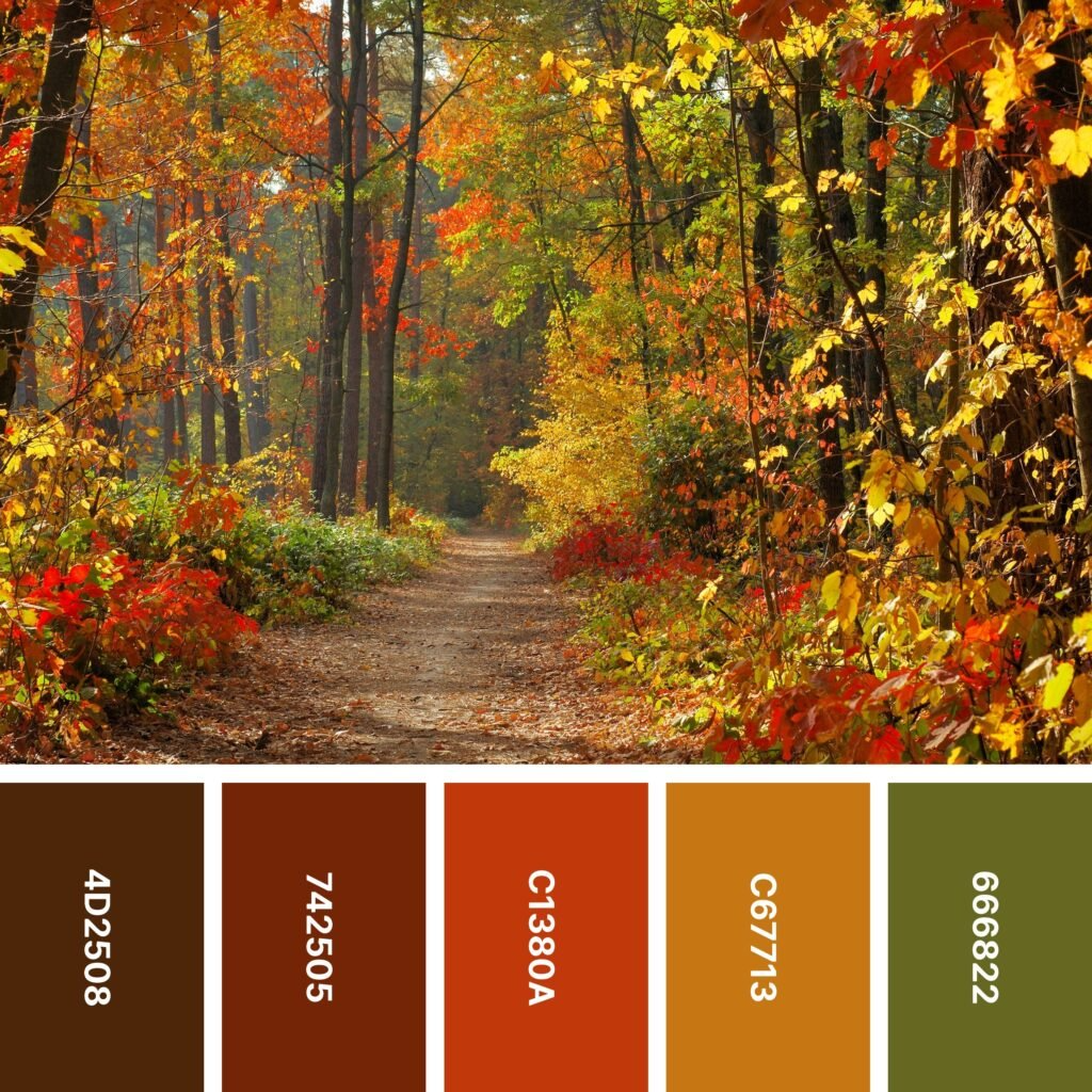 Color Palette For An Autumn