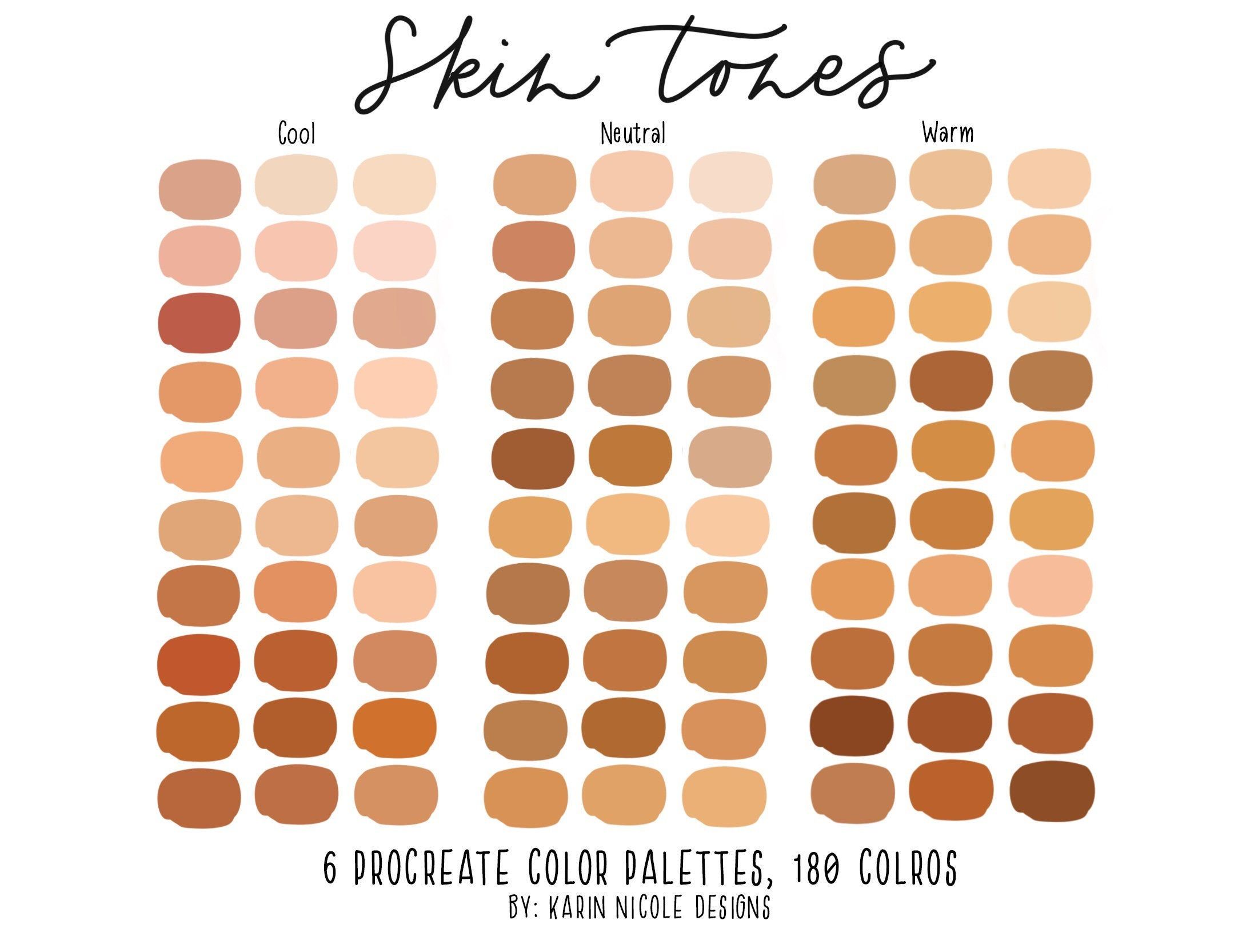 Color Palette For Different Skin Tones
