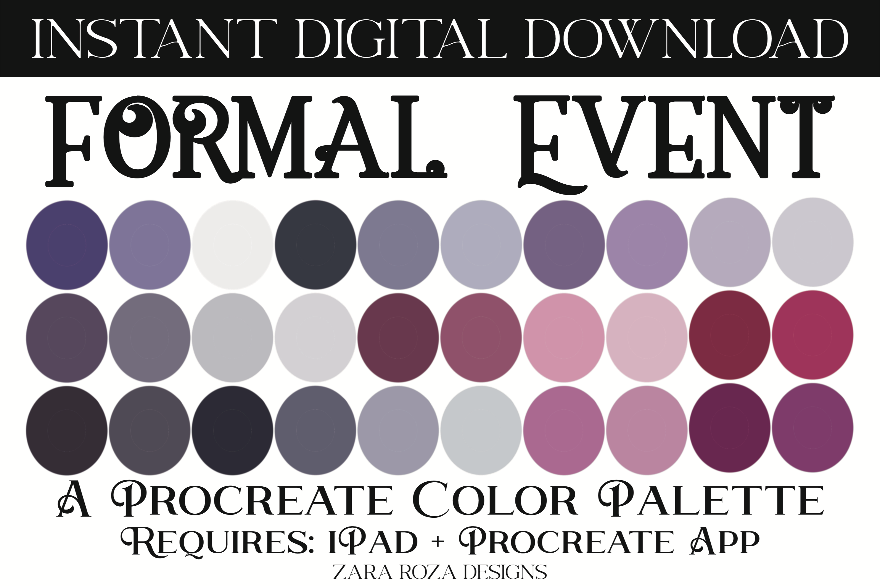 Color Palette For Event Management Website