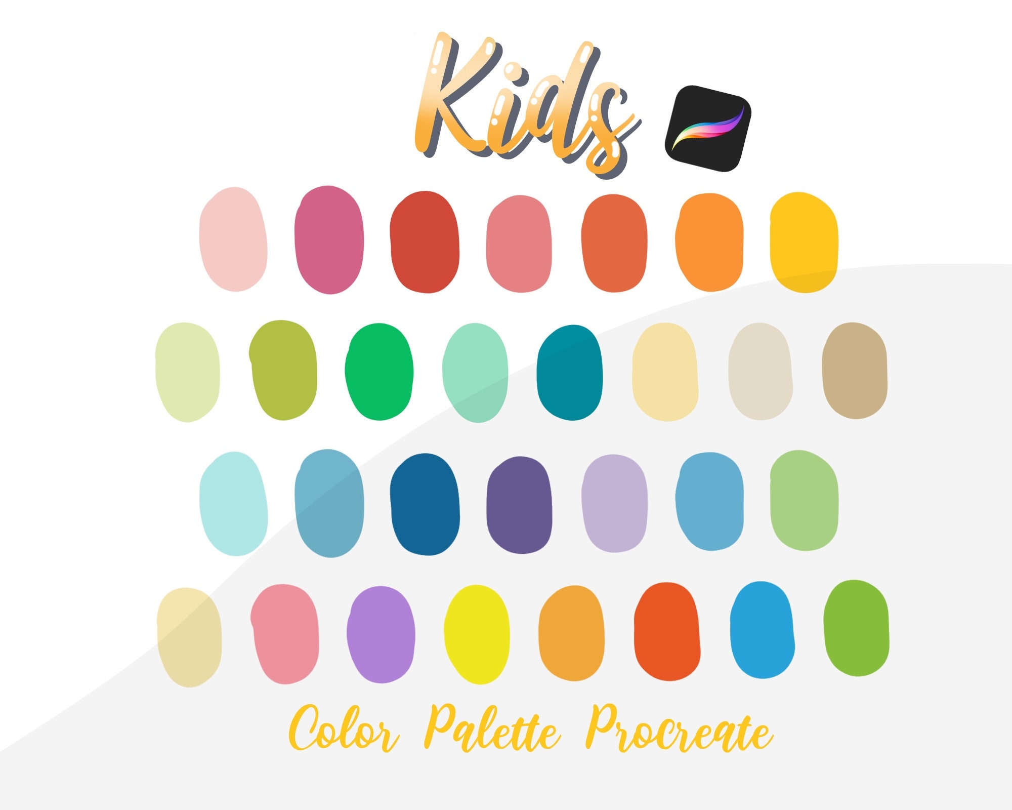 Color Palette For Kids Brand