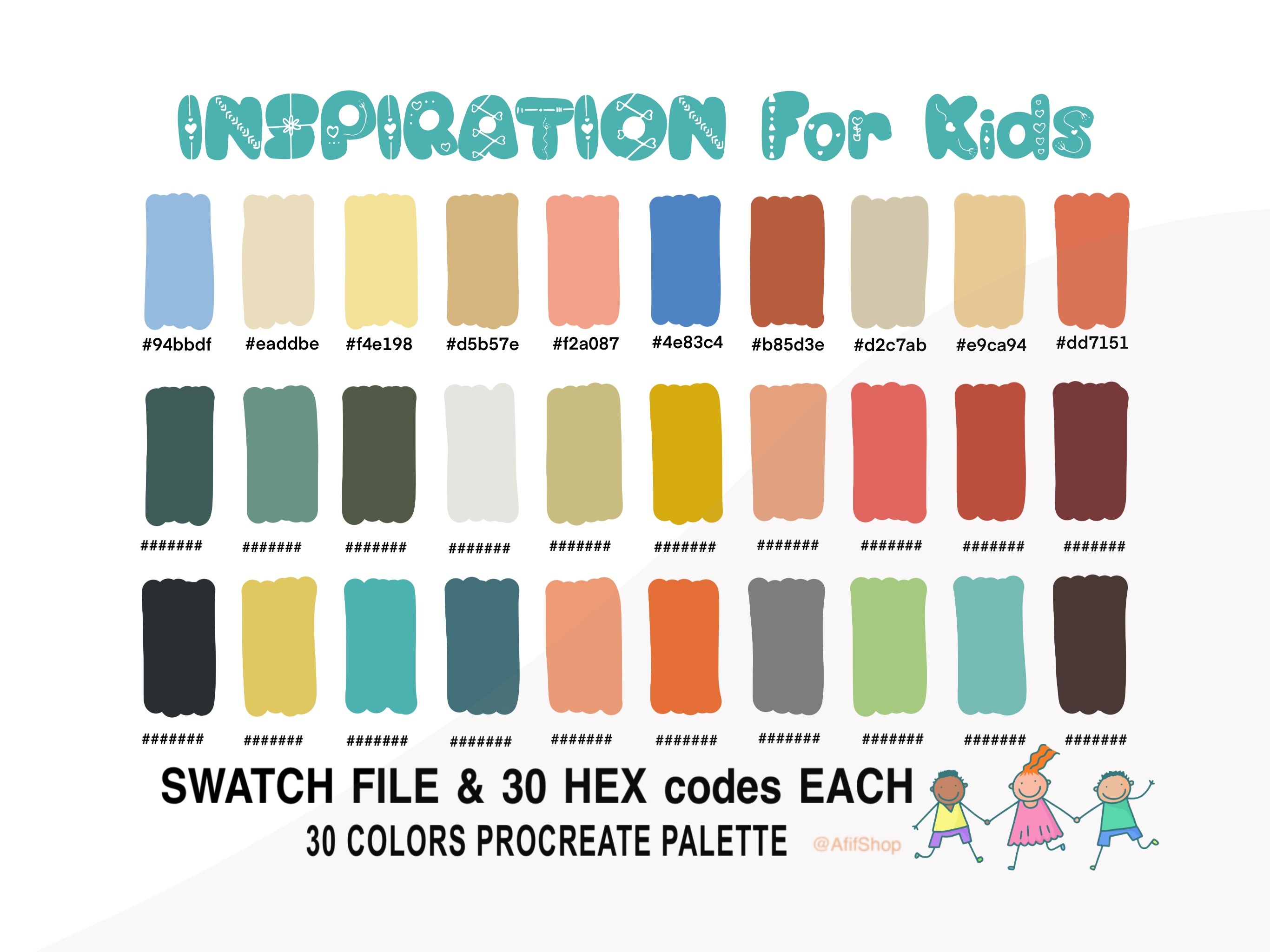 Color Palette For Kids Clothes