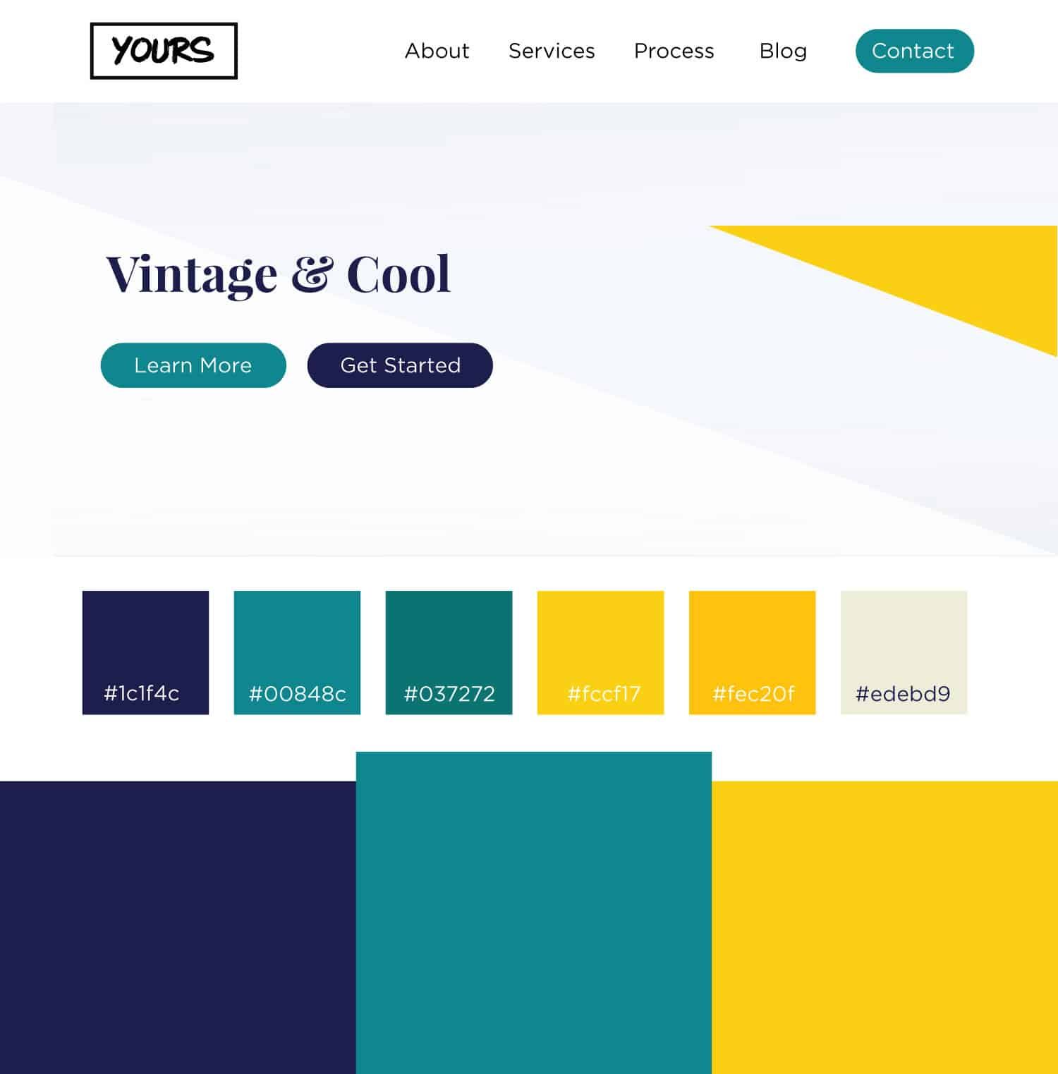 Color Palette For Website Design
