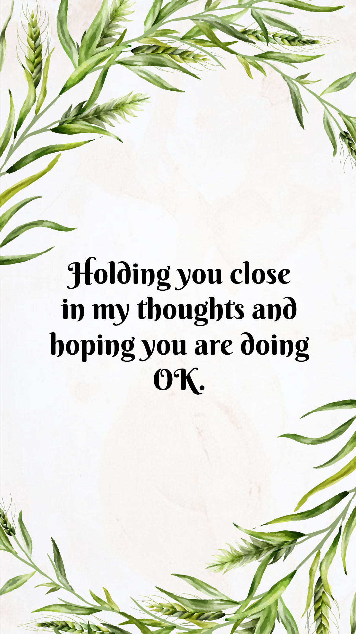 Comfort Sympathy Message