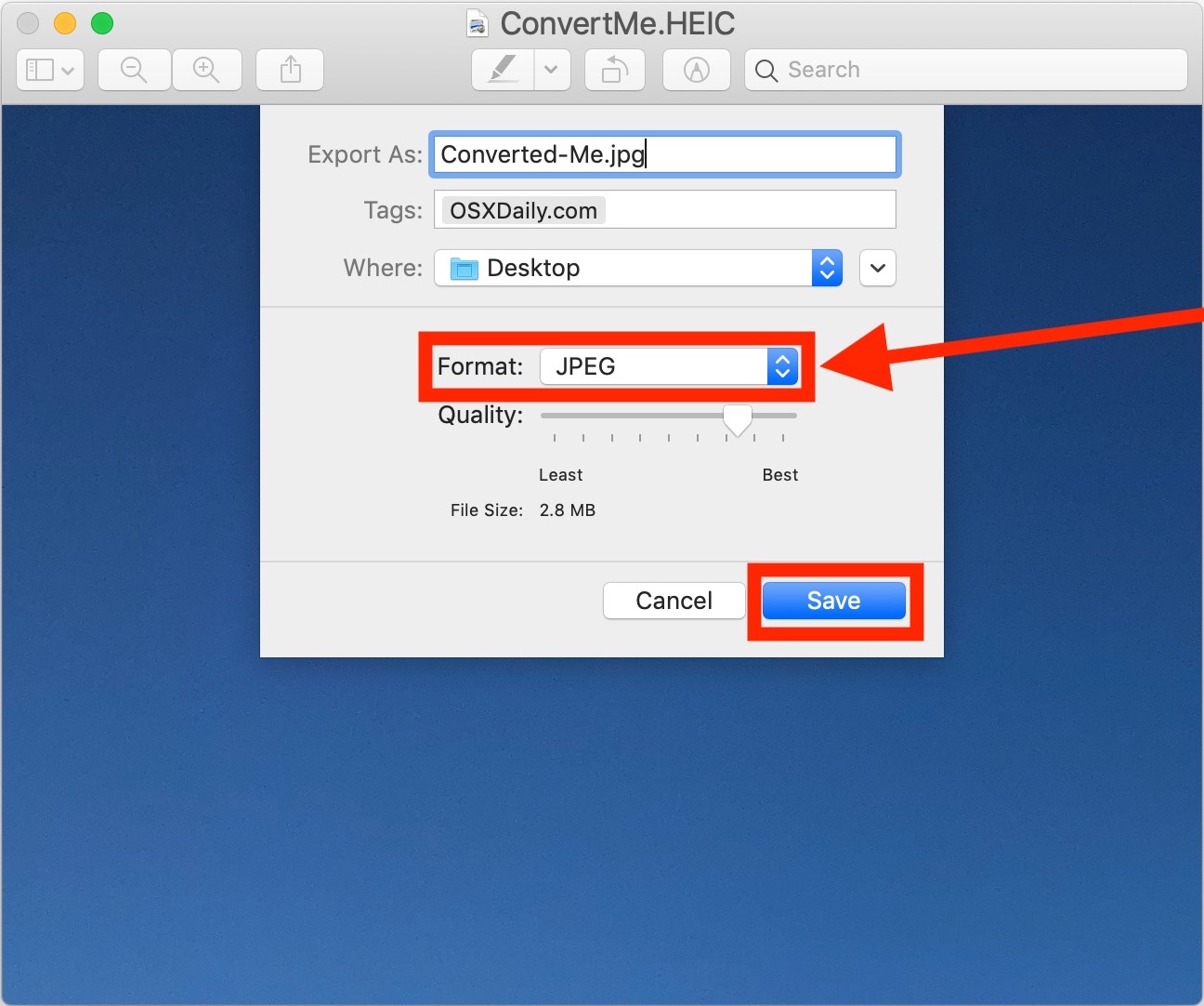 Conversion Of Heic To Jpg