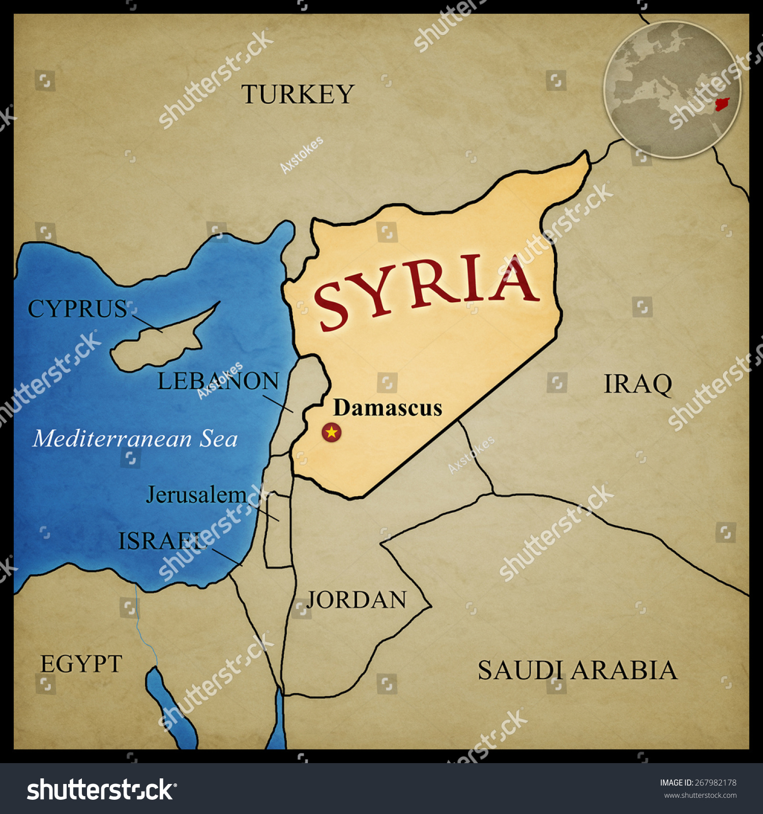 Country Capital Damascus 5 Letters