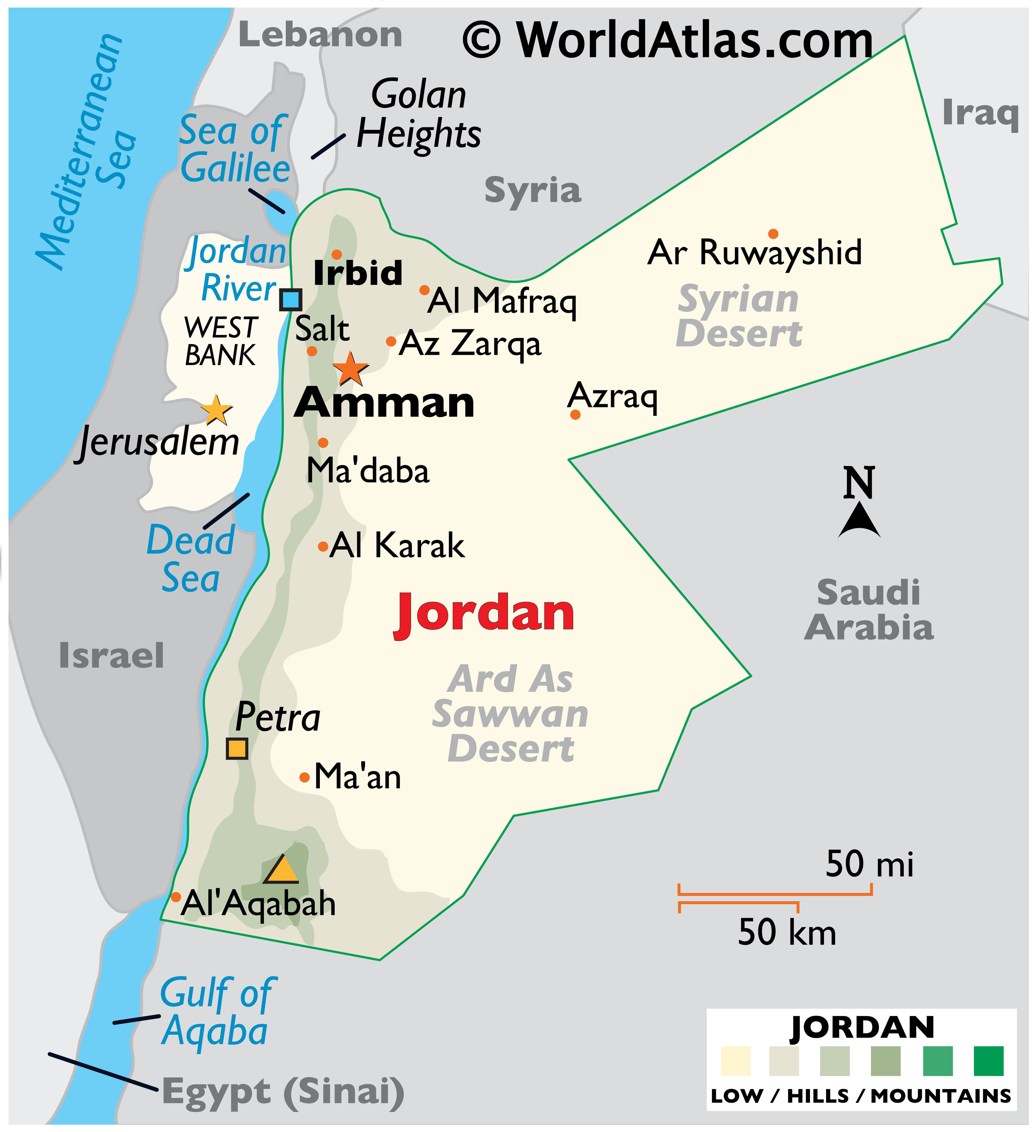 Country Capital Jordan