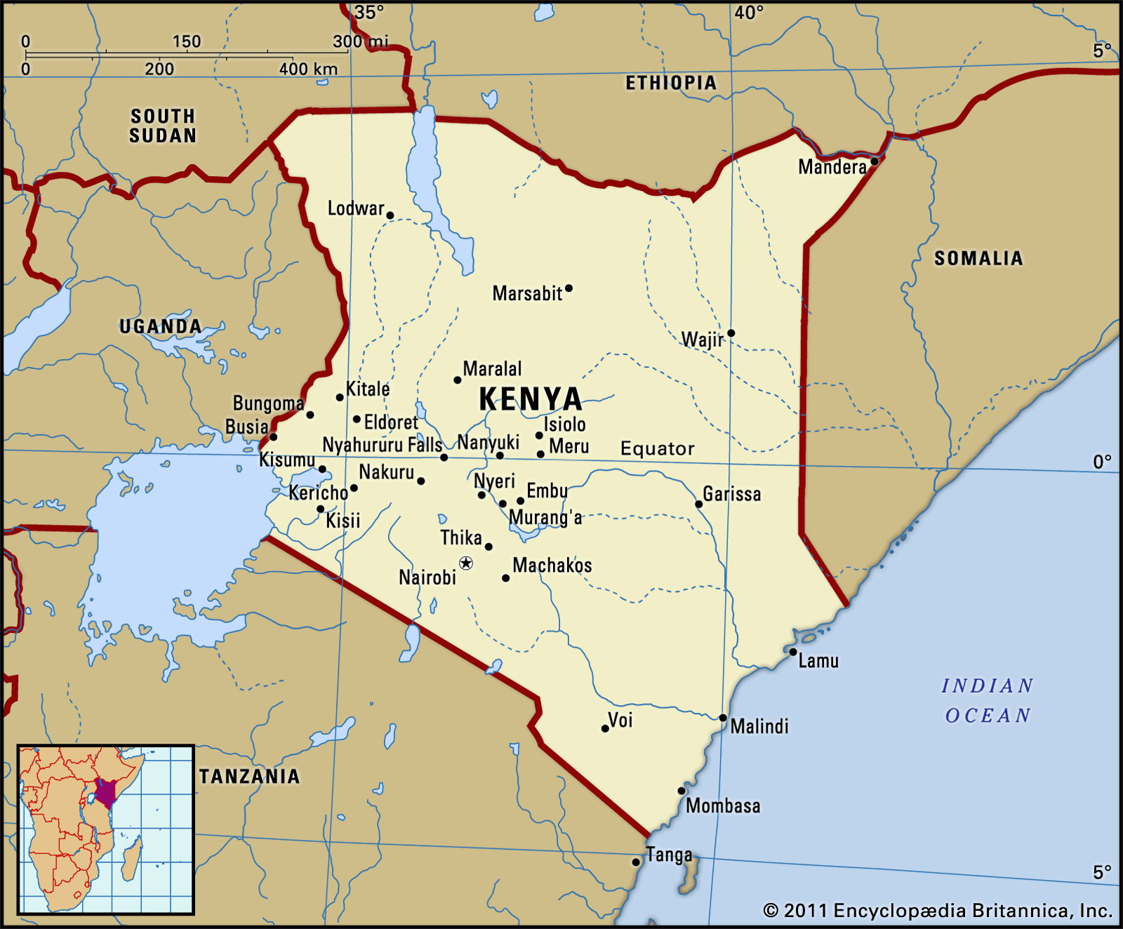 Country Capital Kenya
