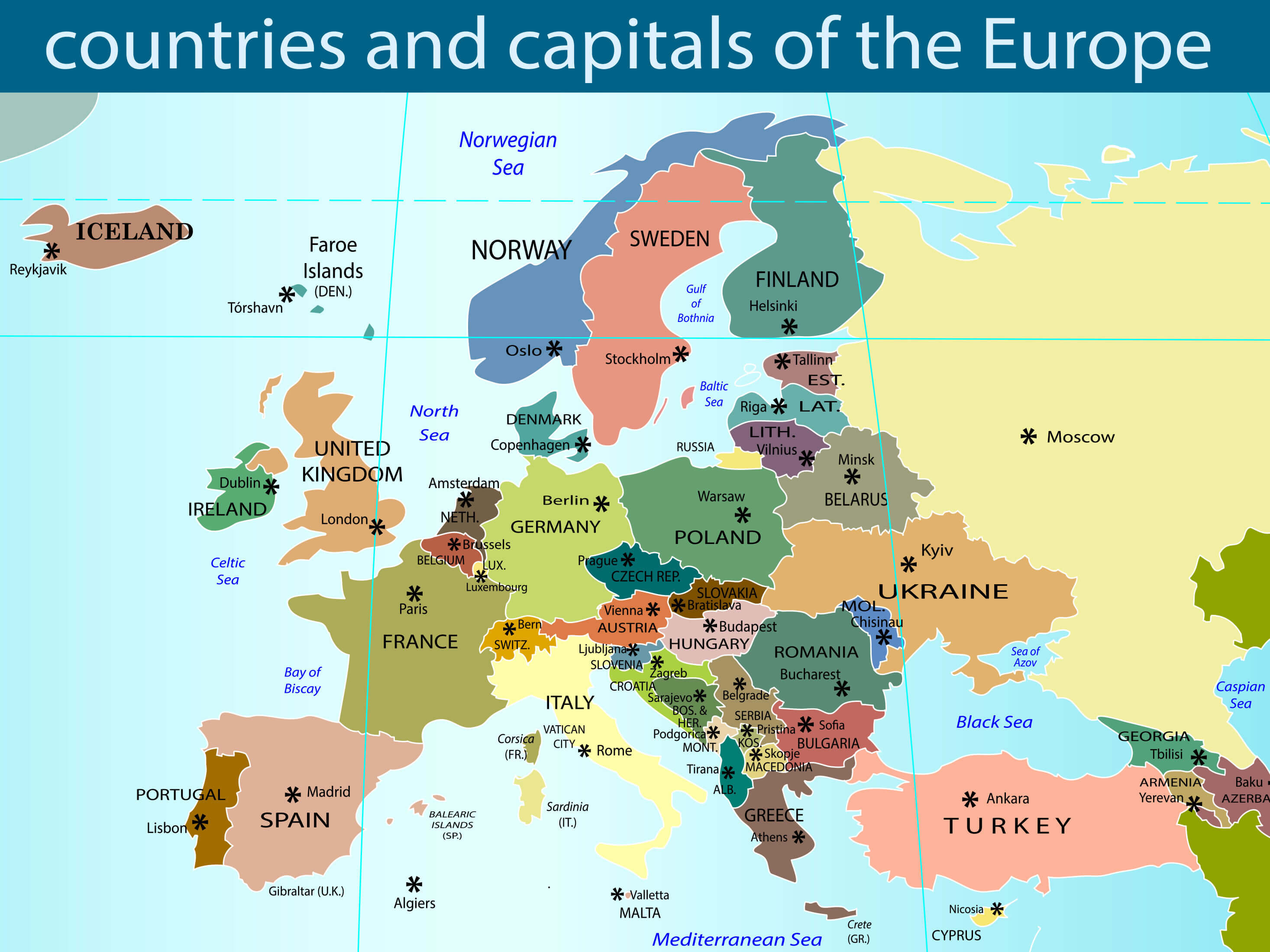 Country Capital Of Europe