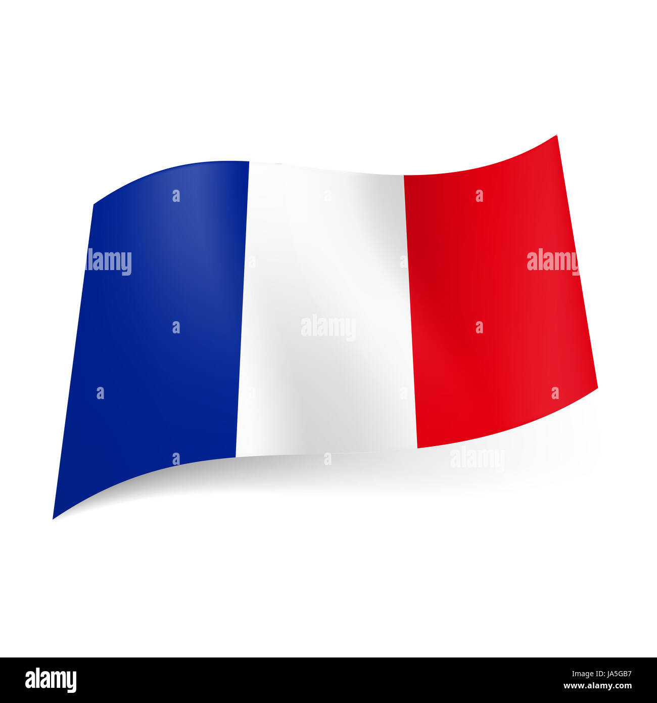 Country Flag Blue White Red