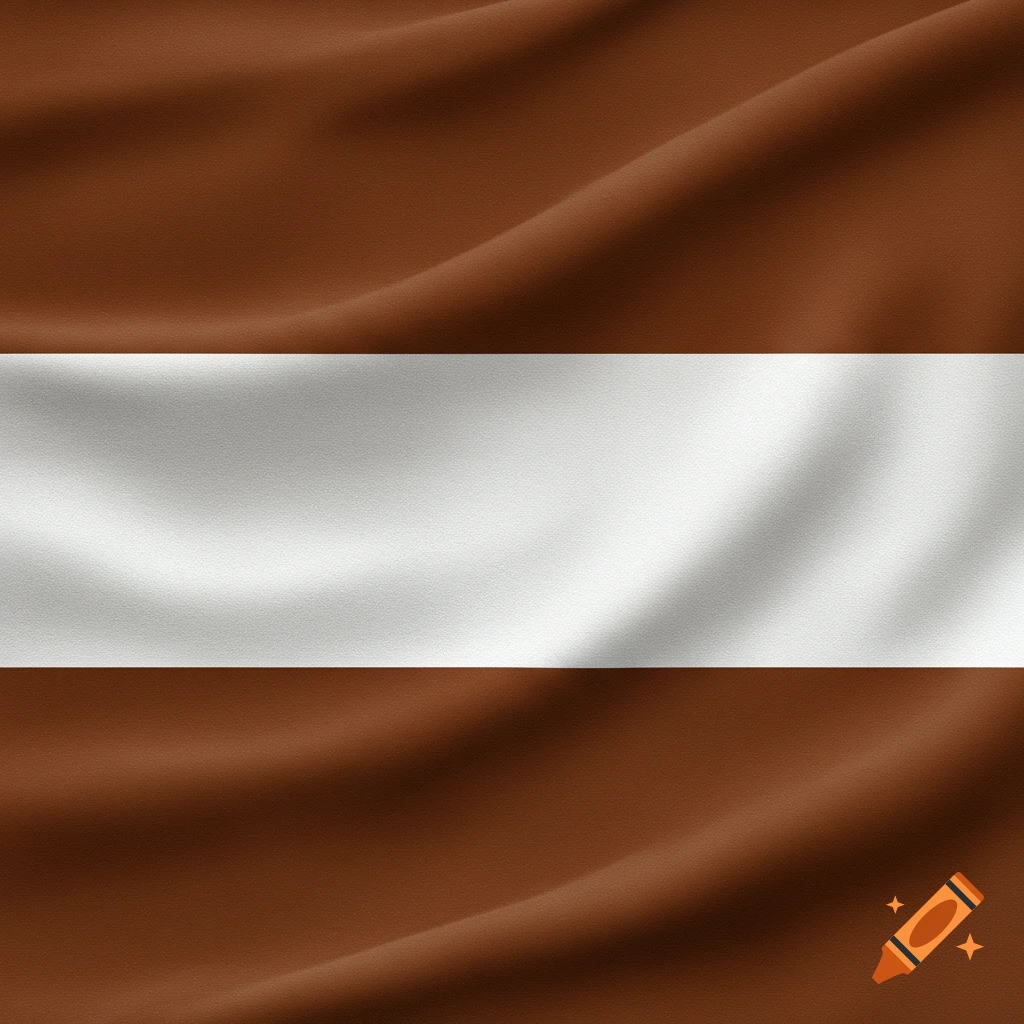 Country Flag Brown And White