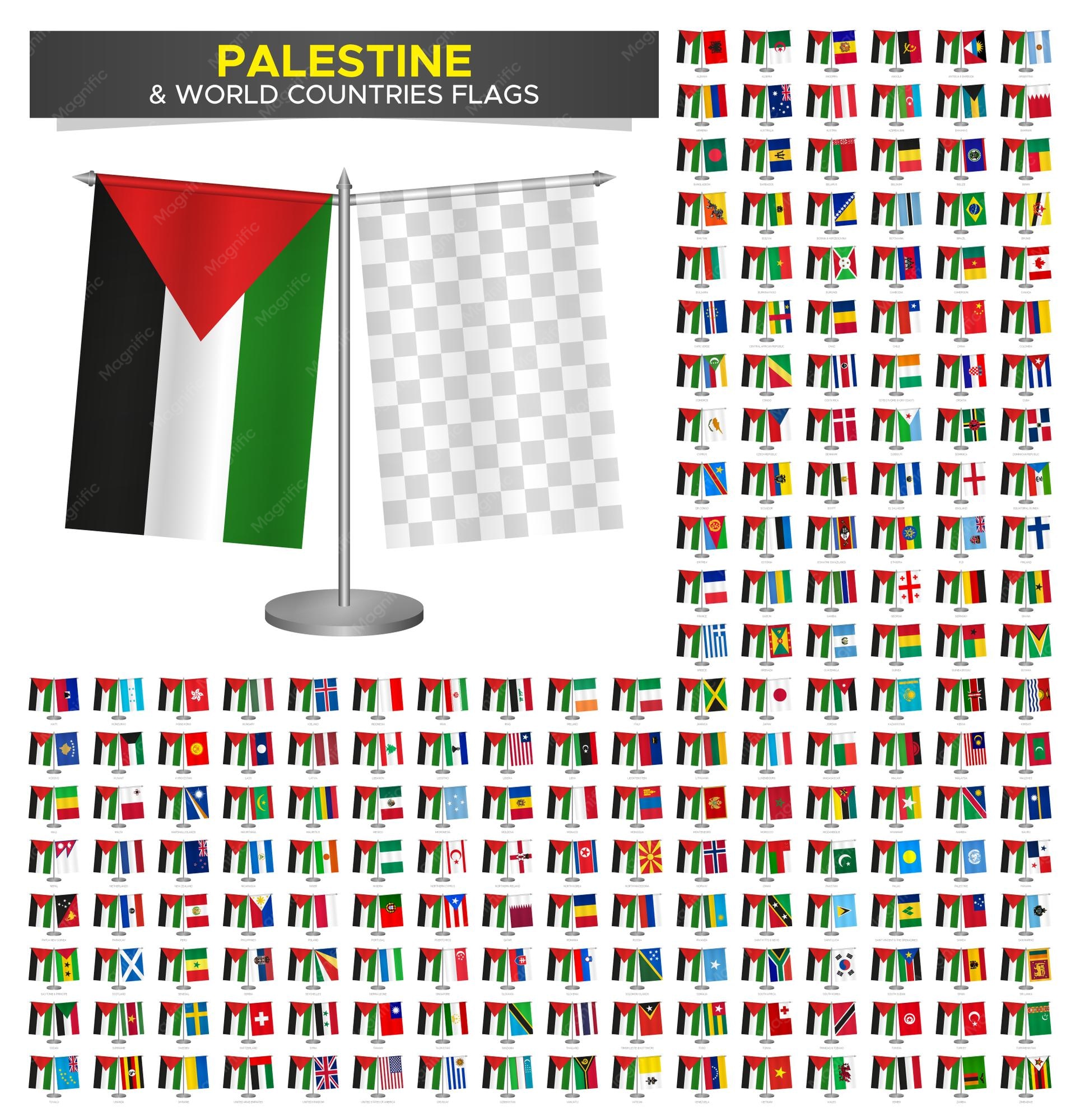 Country Flag Similar To Palestine