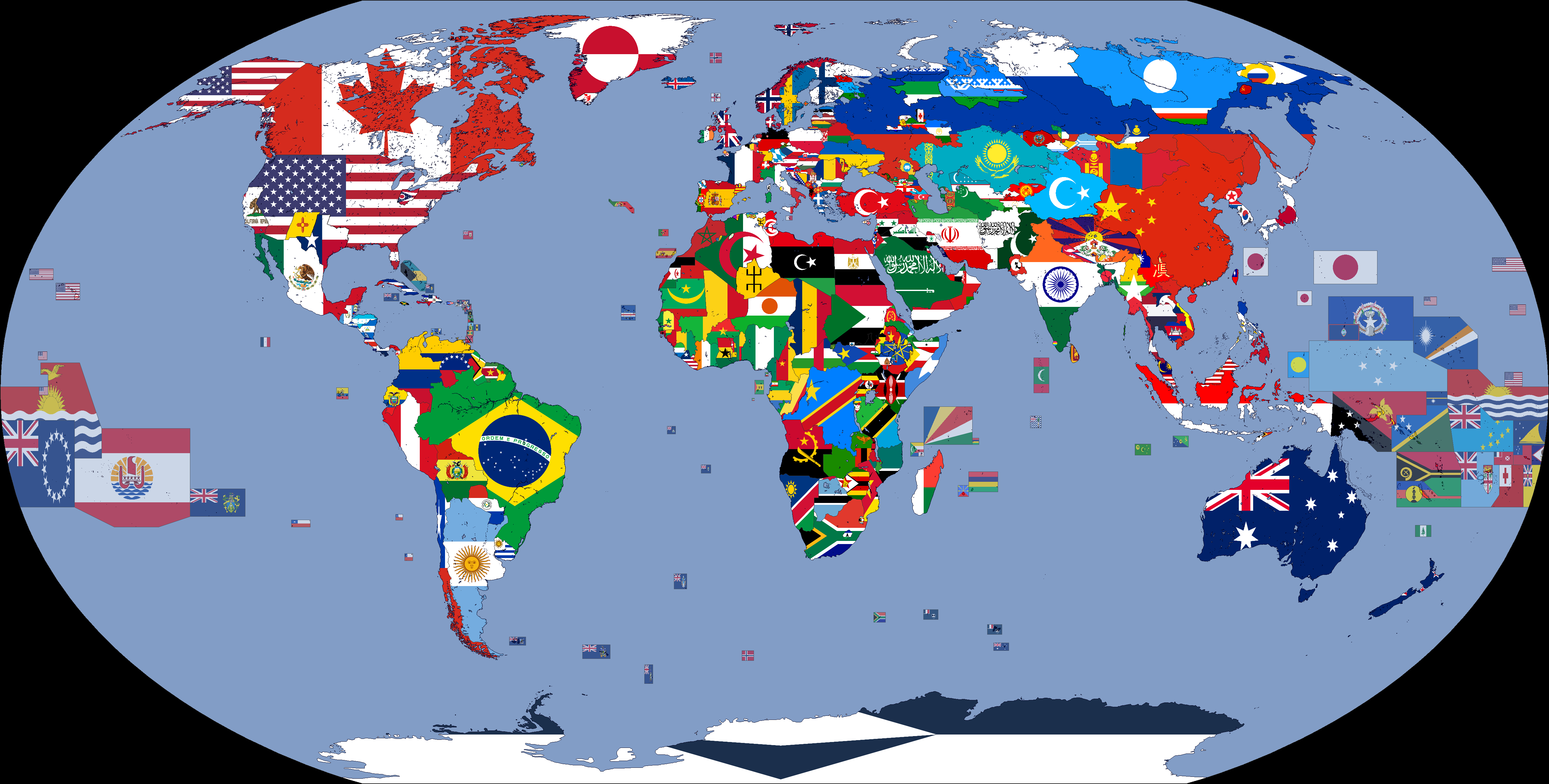 Country Flag Update 2026 Map
