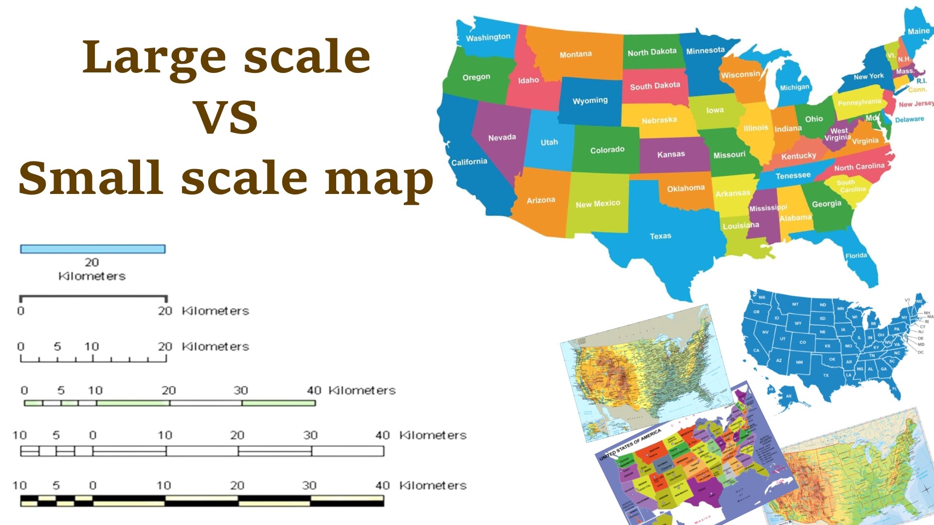 Country Map To Scale