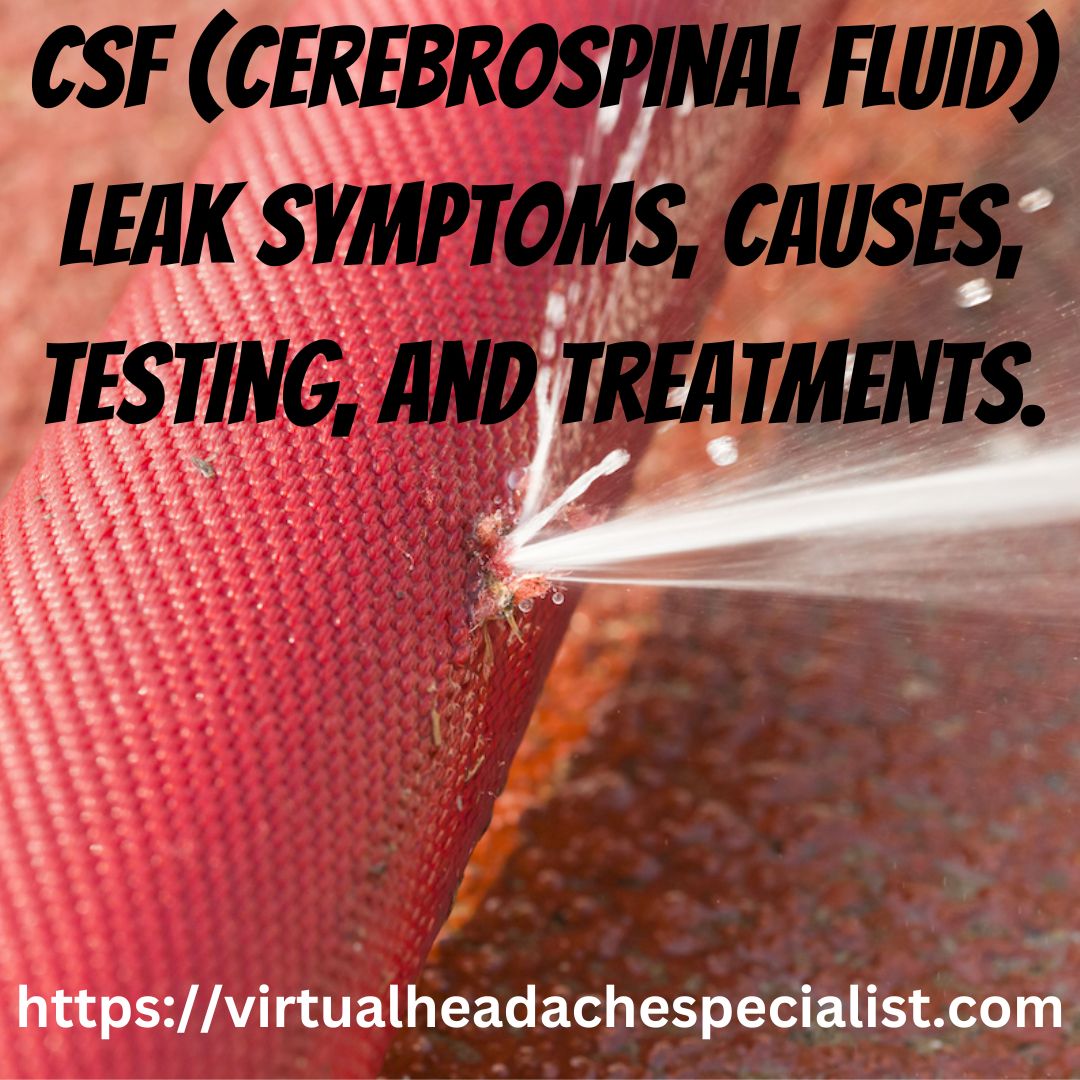 Csf Leak Symptoms