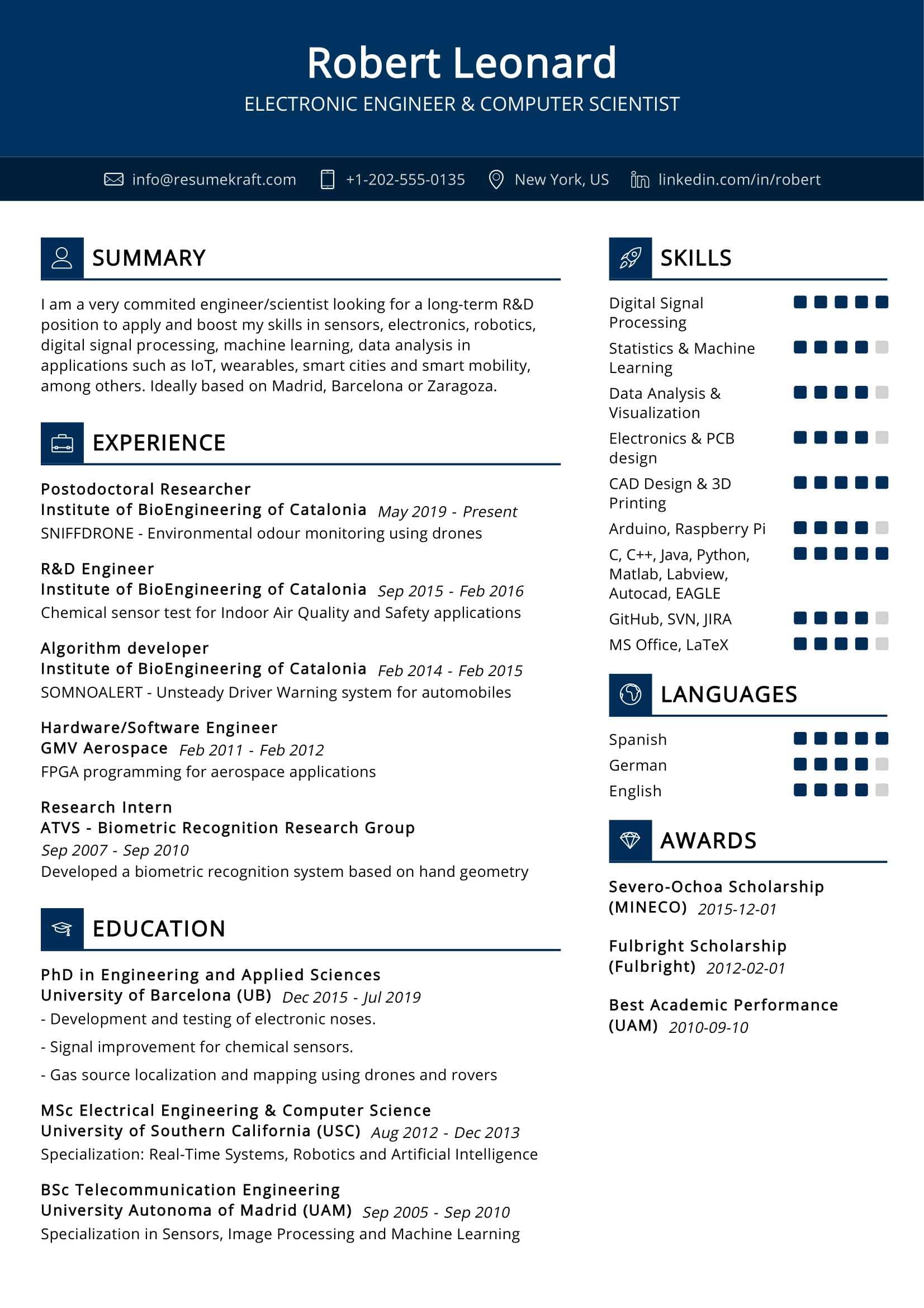 Curriculum Vitae Computer Skills