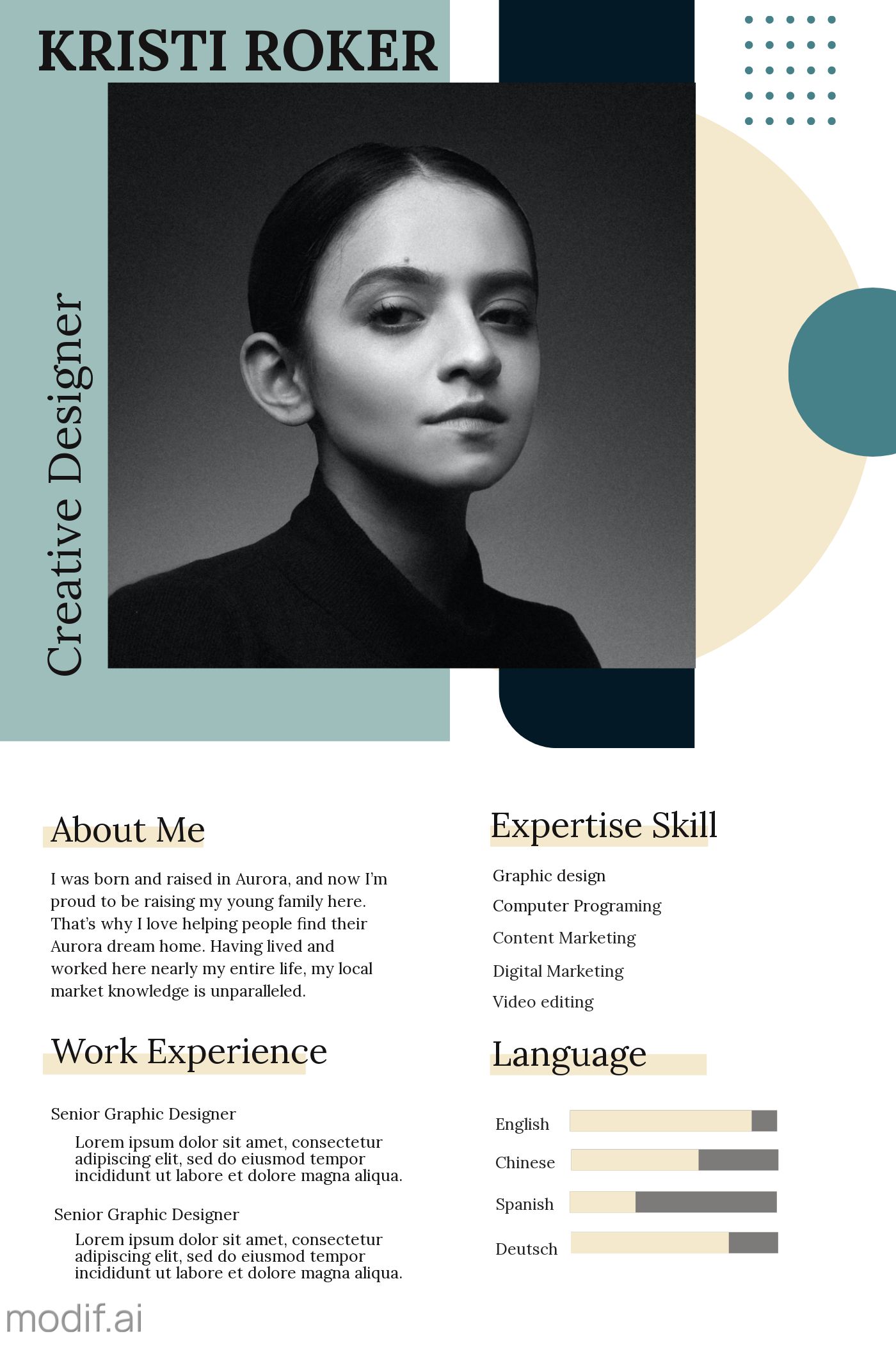 Designer Resume Design