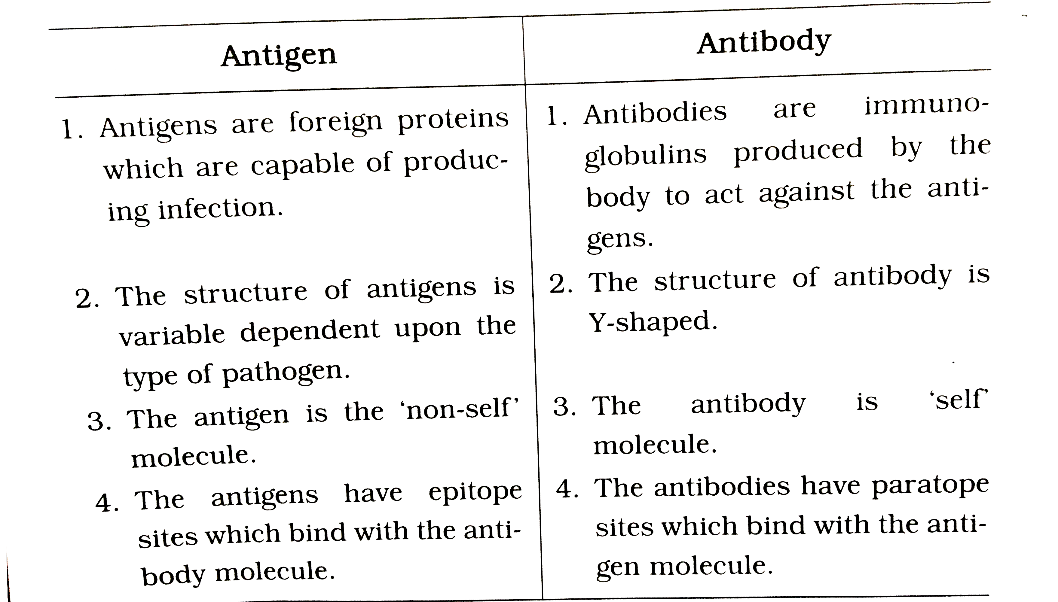 Difference Between Antigen And Antibody
