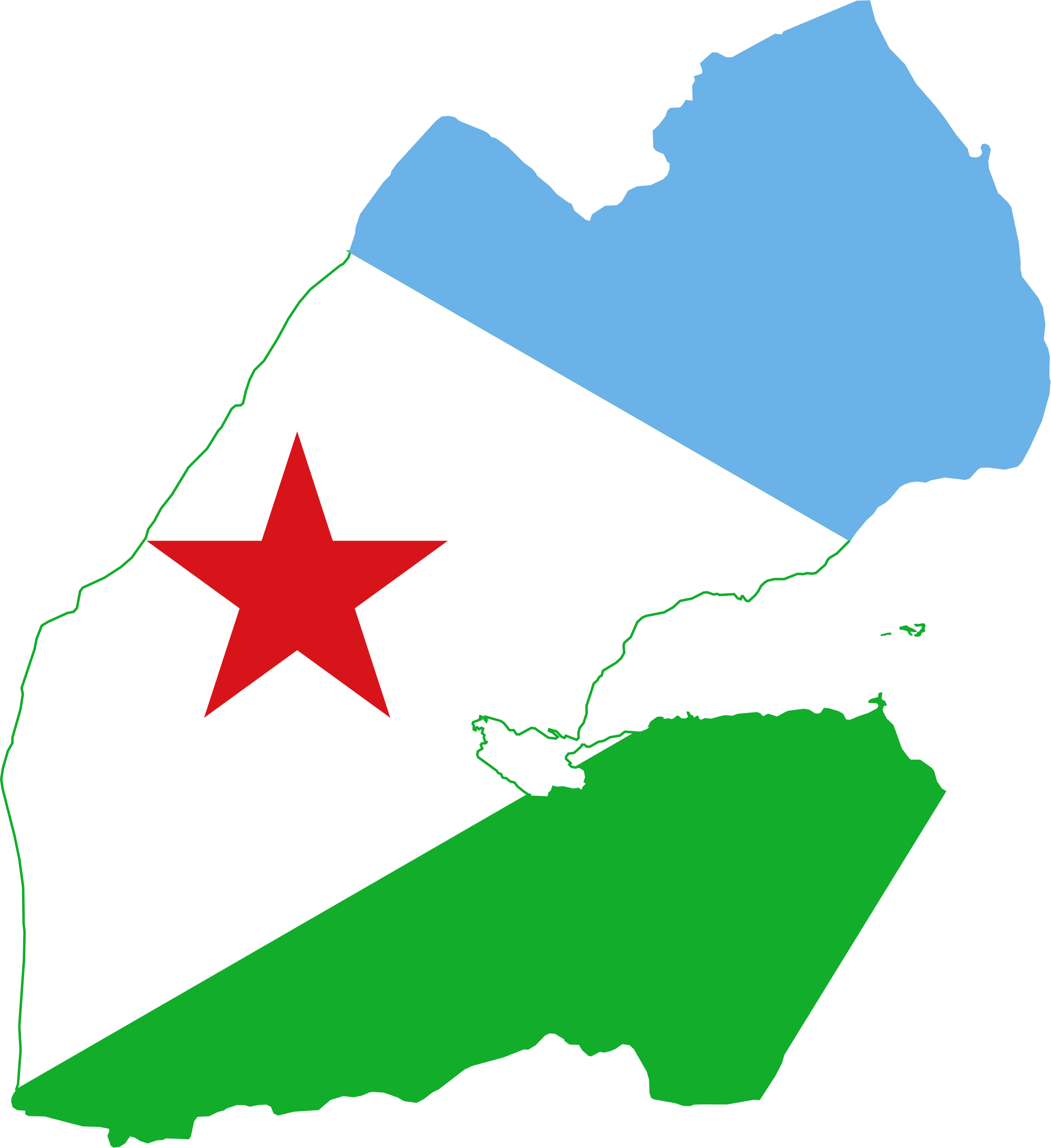Djibouti Map Png