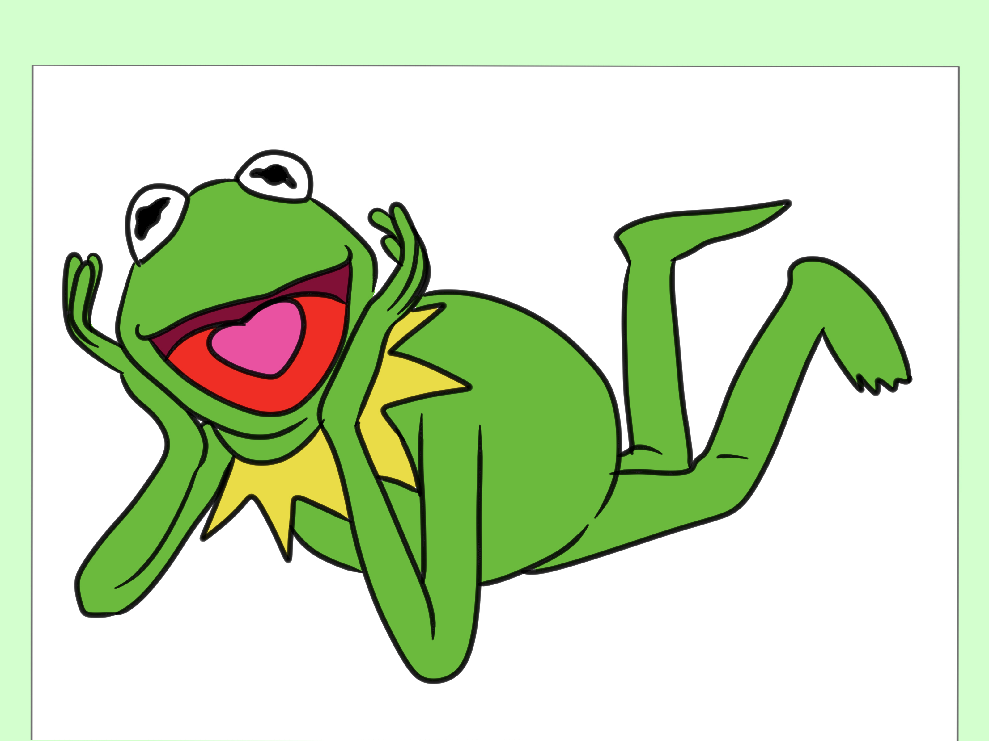 Drawing Of Kermit The Frog