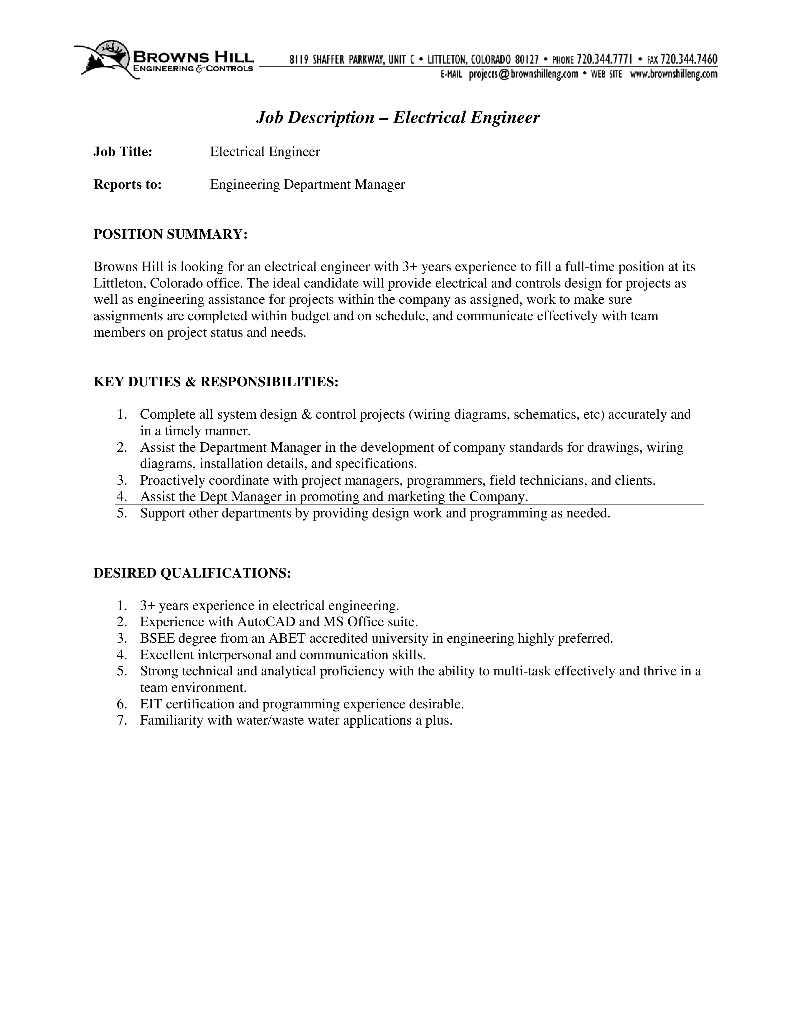 Electrical Engineer Jd