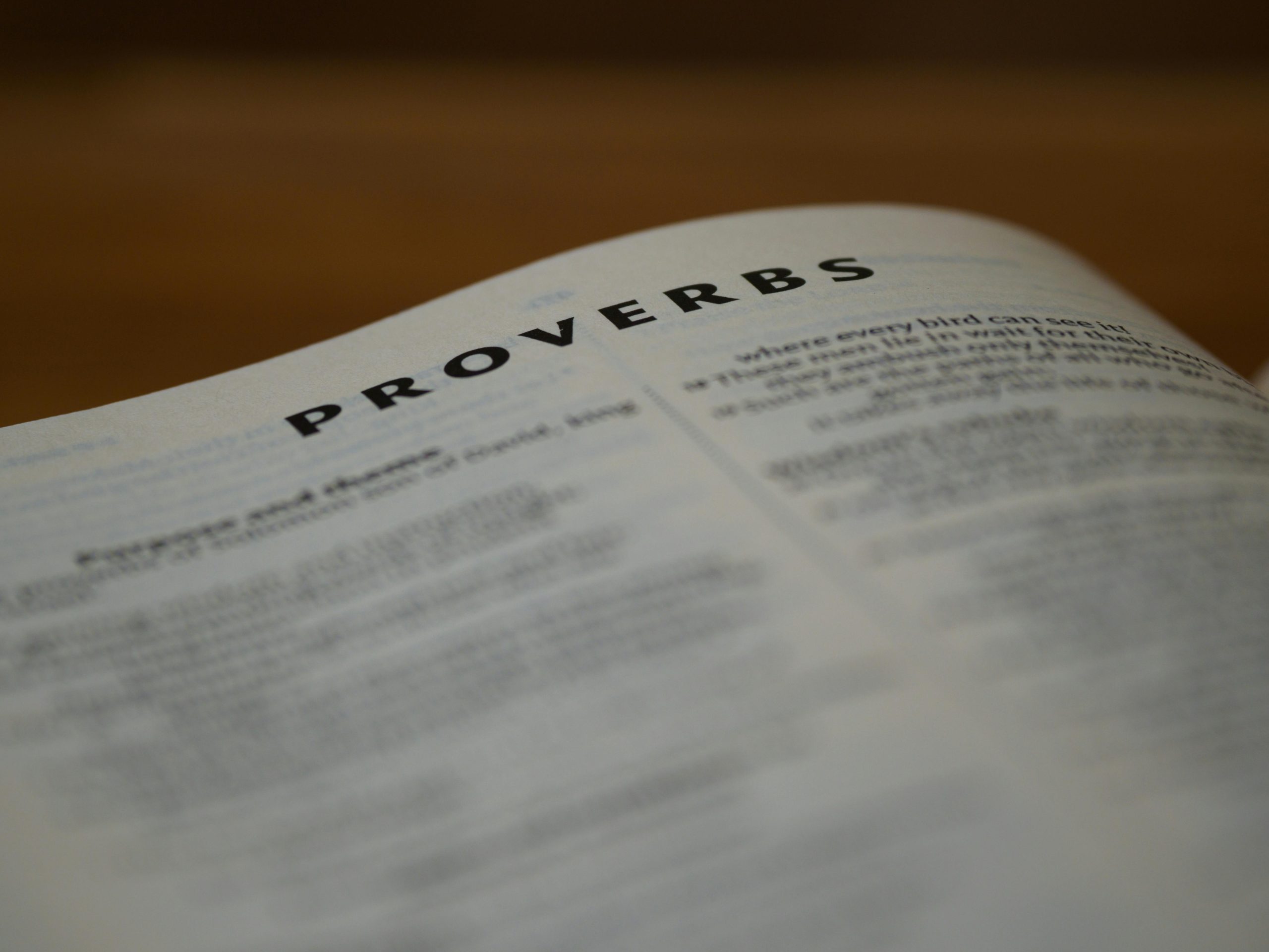 Examples Of Wisdom In The Bible