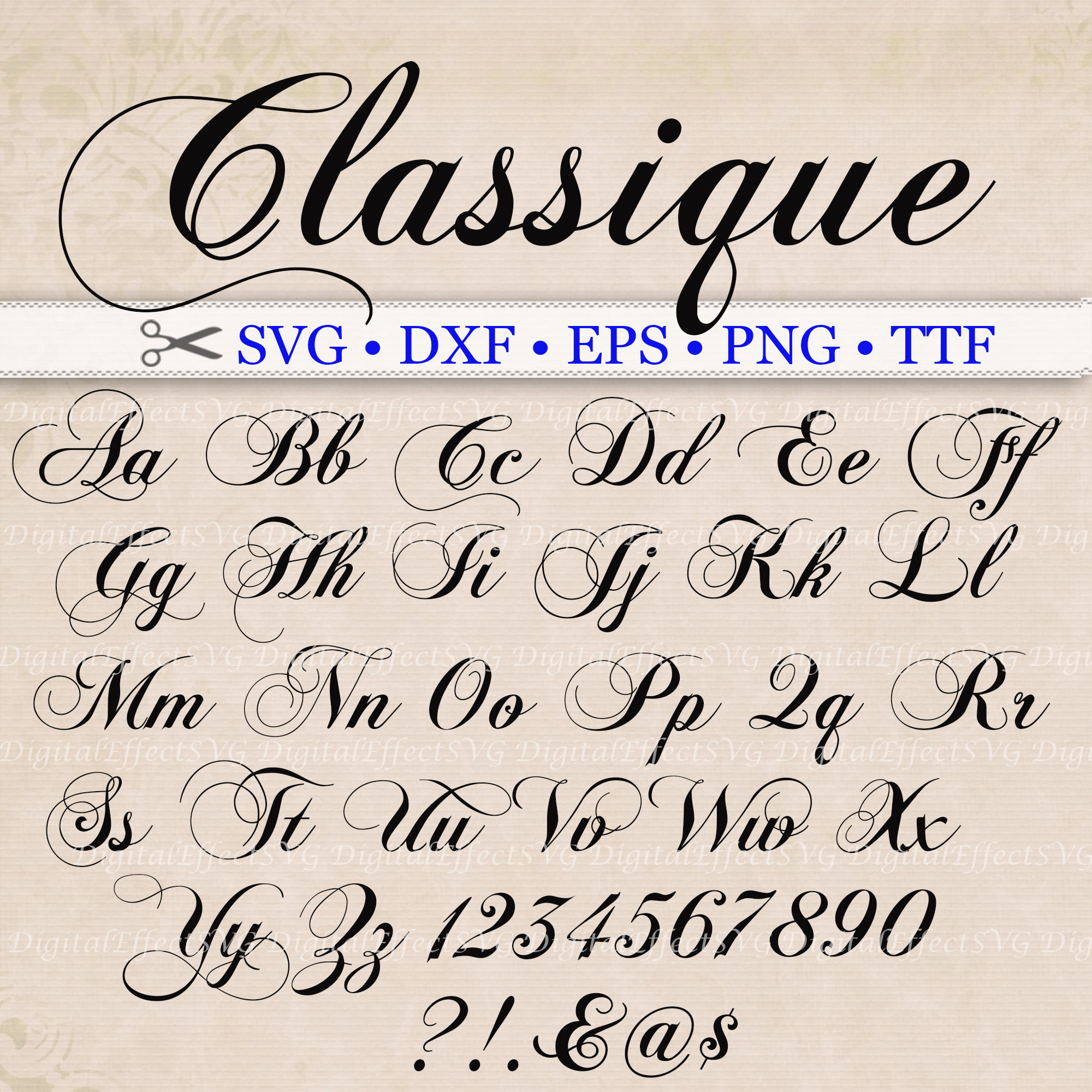 Fancy Font E