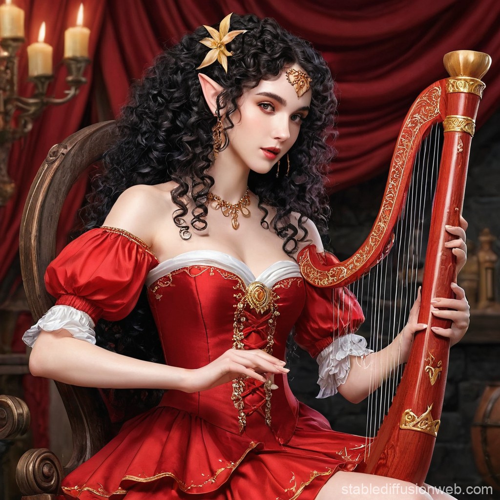 Female Half Elf Bard