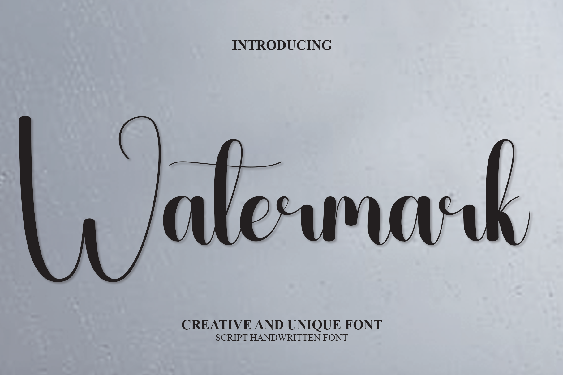 Font For Watermark