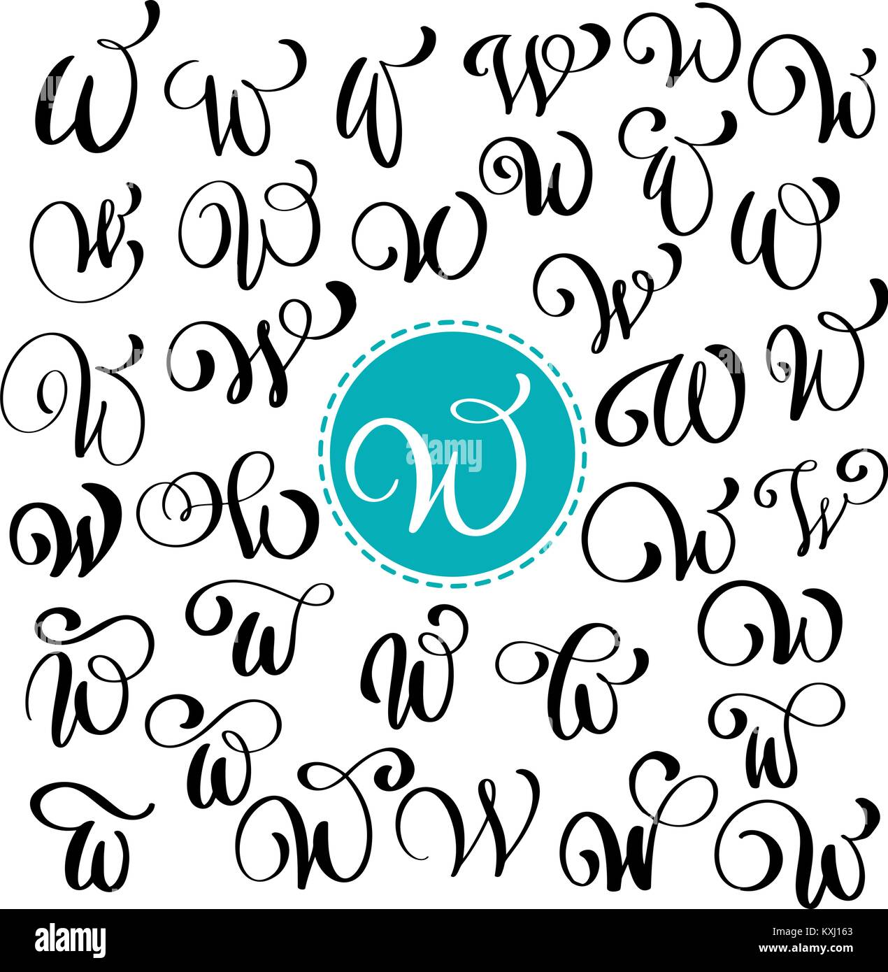 Fonts For Letter W