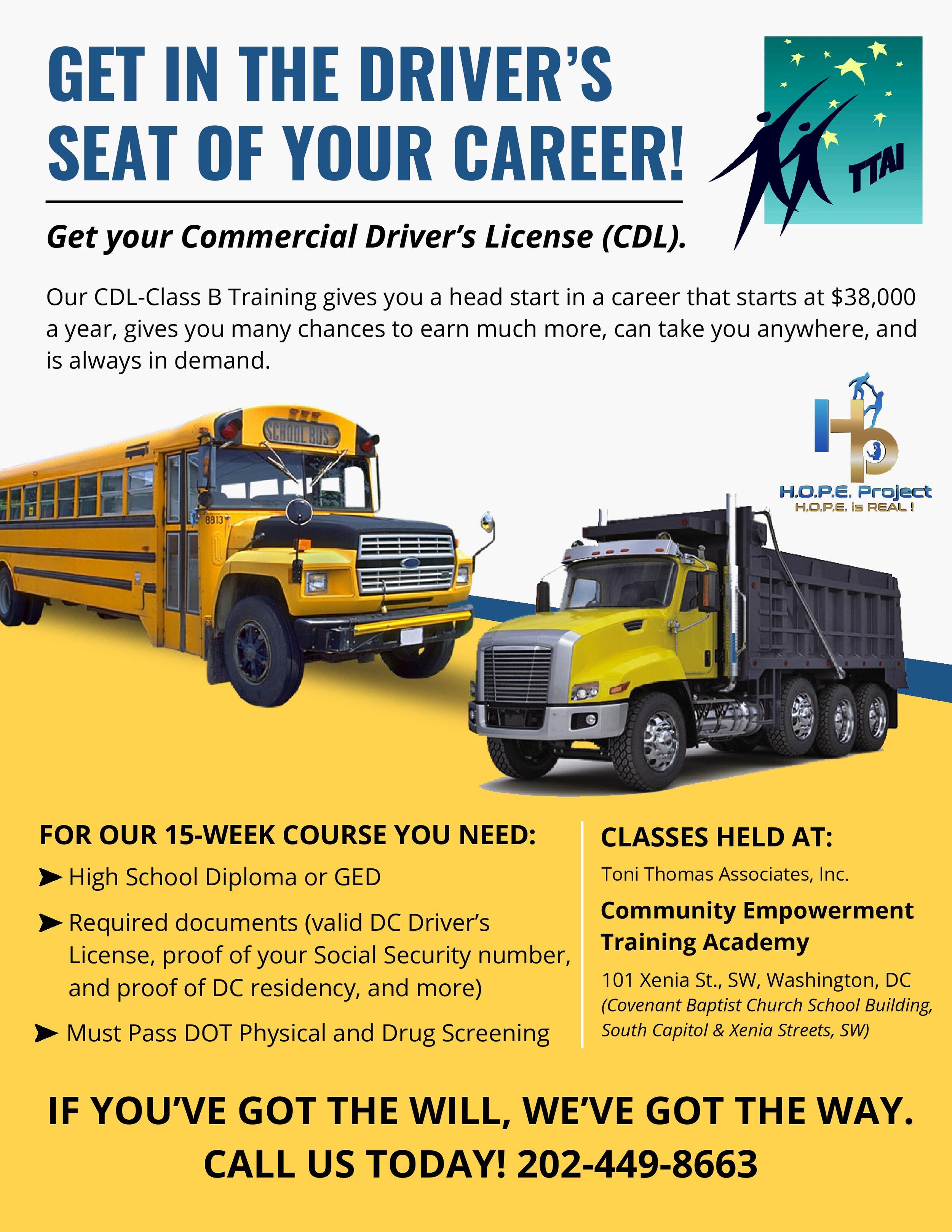 Free Cdl Classes Near Me