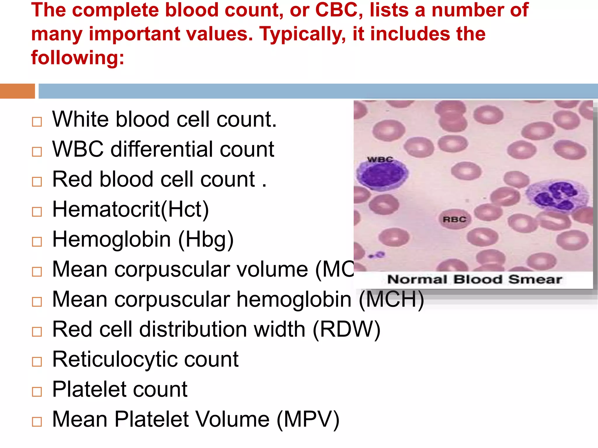Full Blood Count Mpv