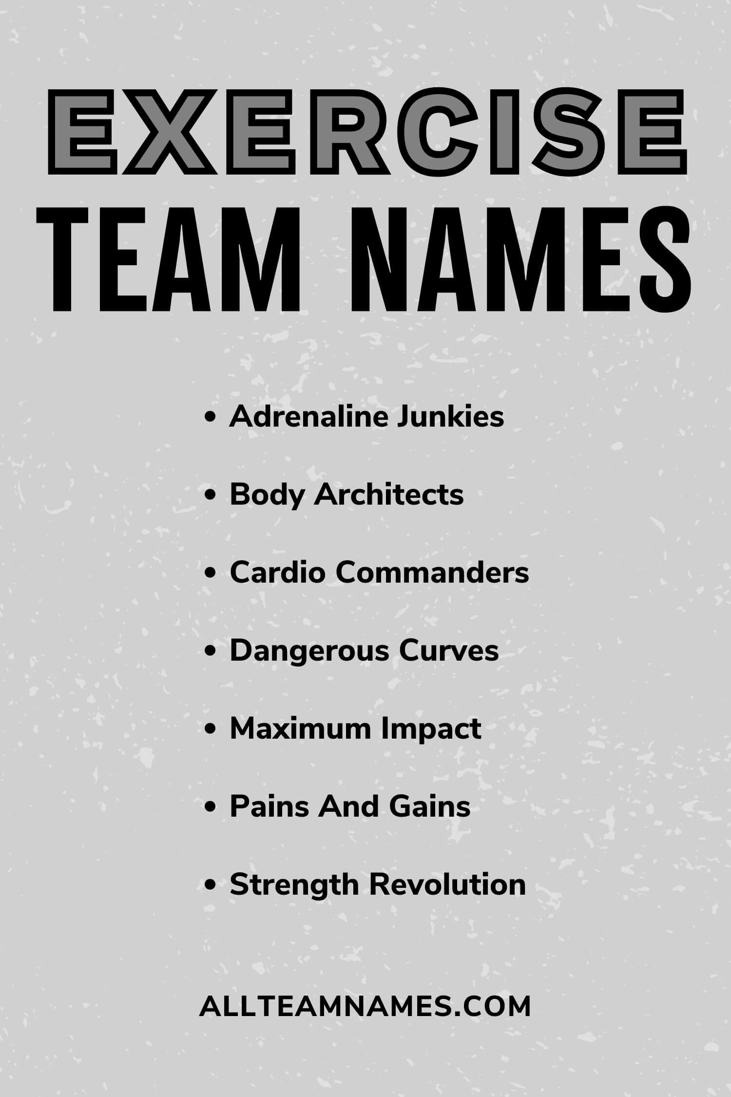 Funny Names For Exercise Elderly