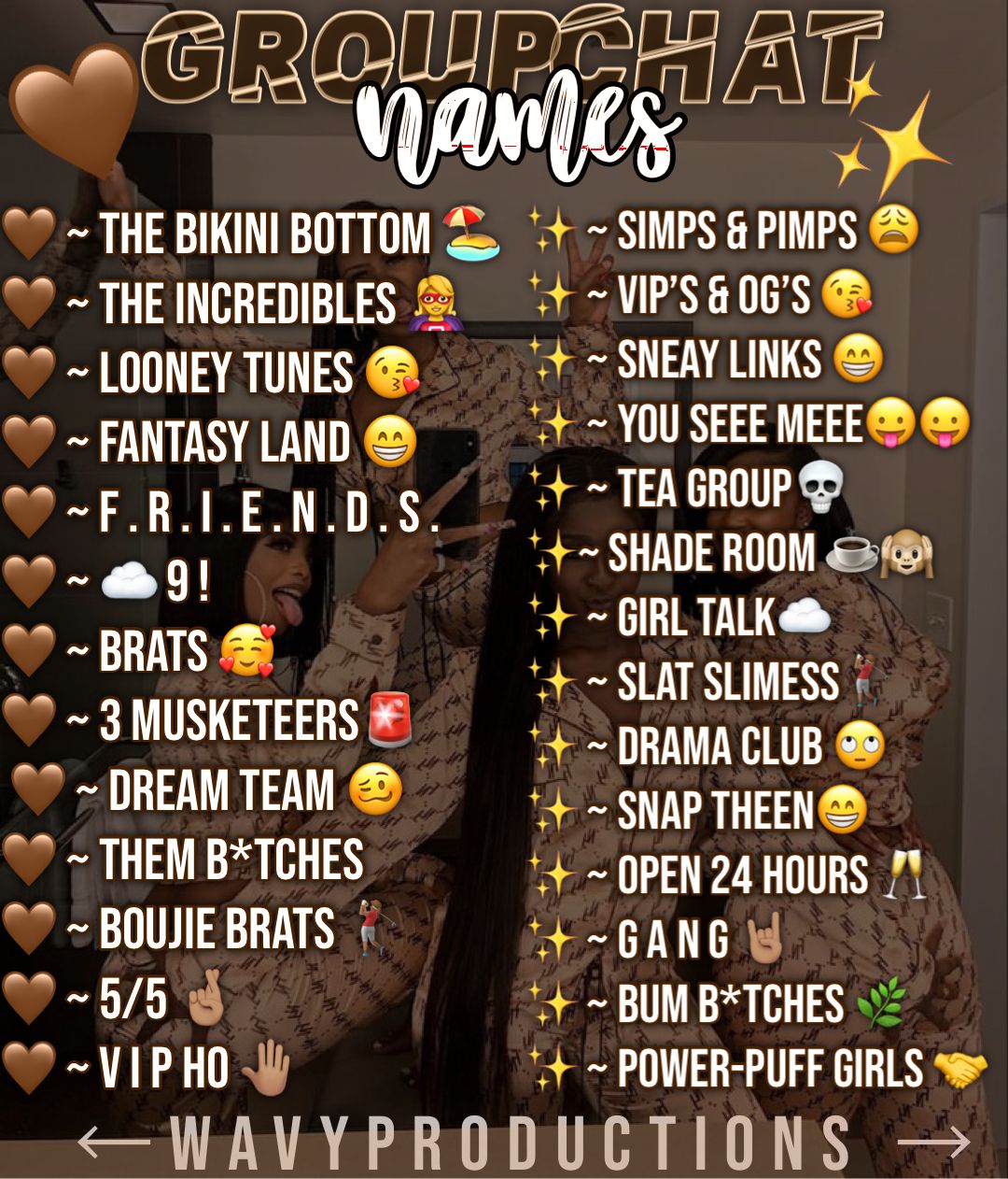 Funny Names For Instagram Group