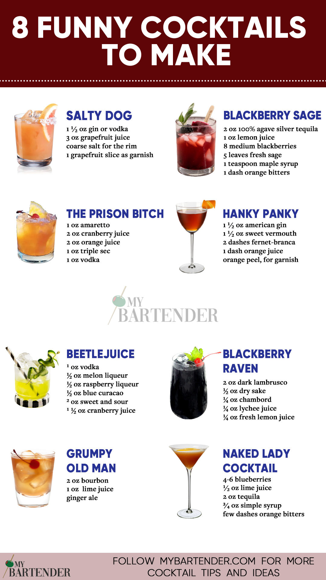 Funny Names For Mixed Drinks