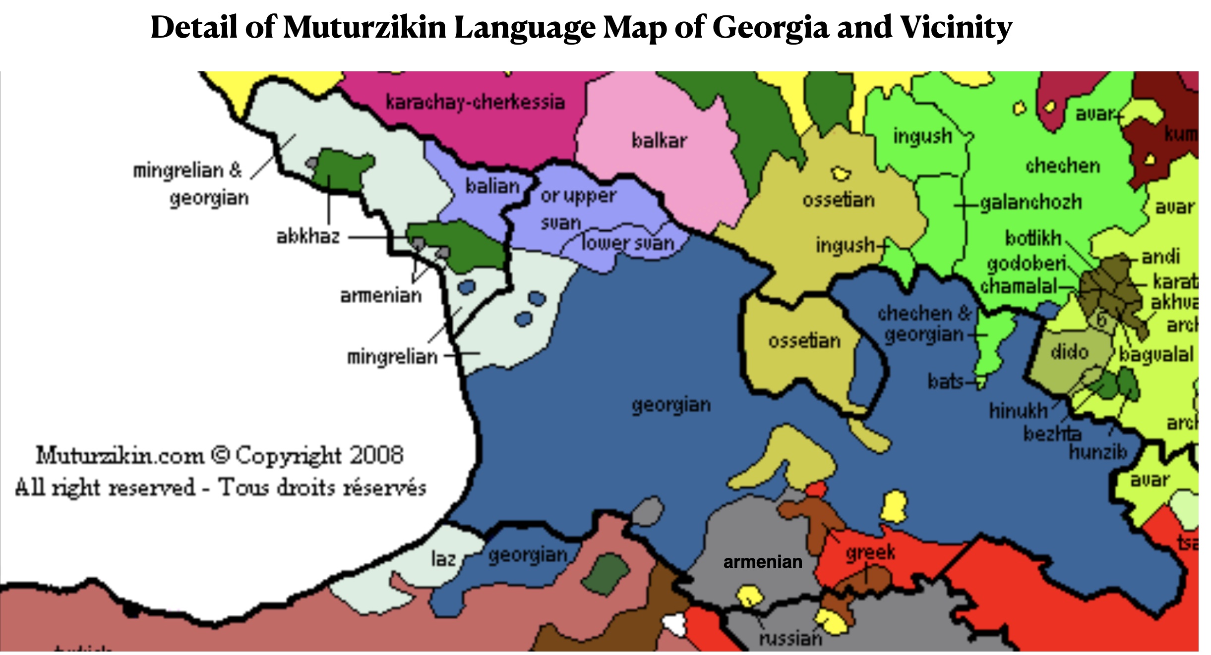 Georgia Country People Language